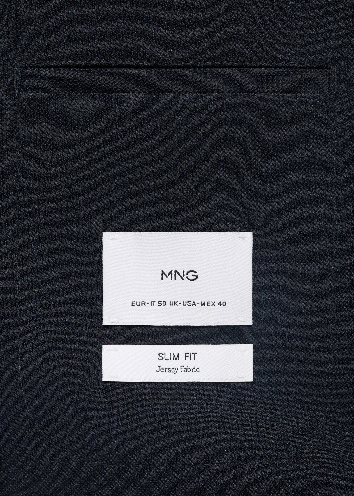 Verner slim-fit cotton blazer - Details of the article 0