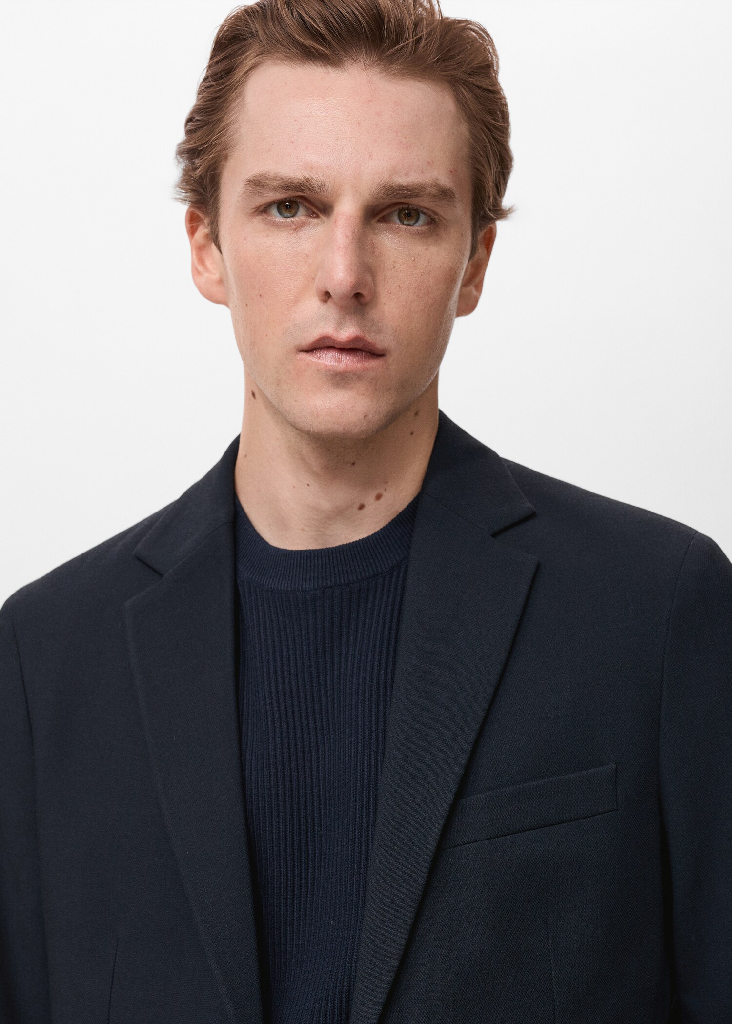 Verner slim-fit cotton blazer - Details of the article 1