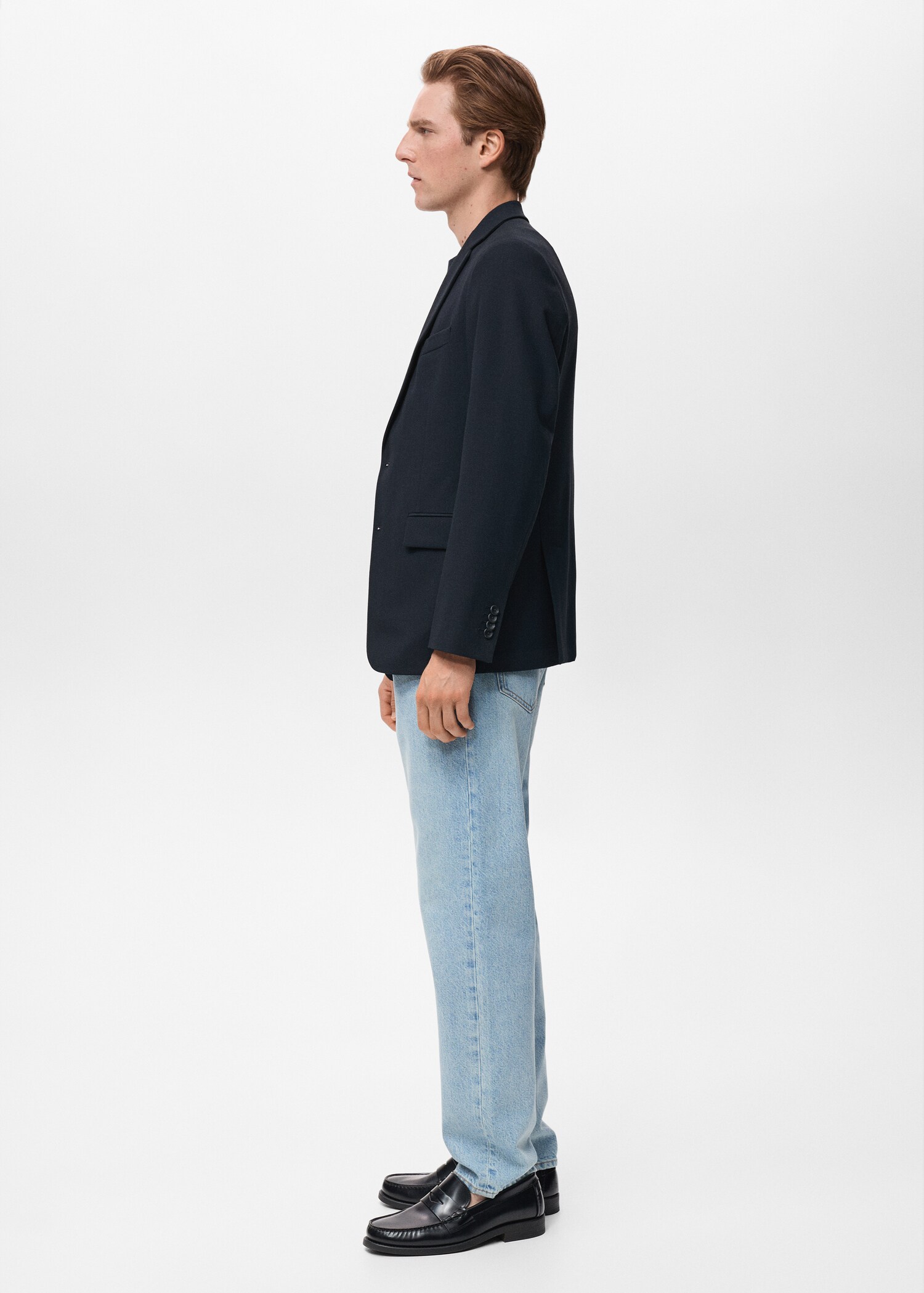 Verner slim-fit cotton blazer - Details of the article 2