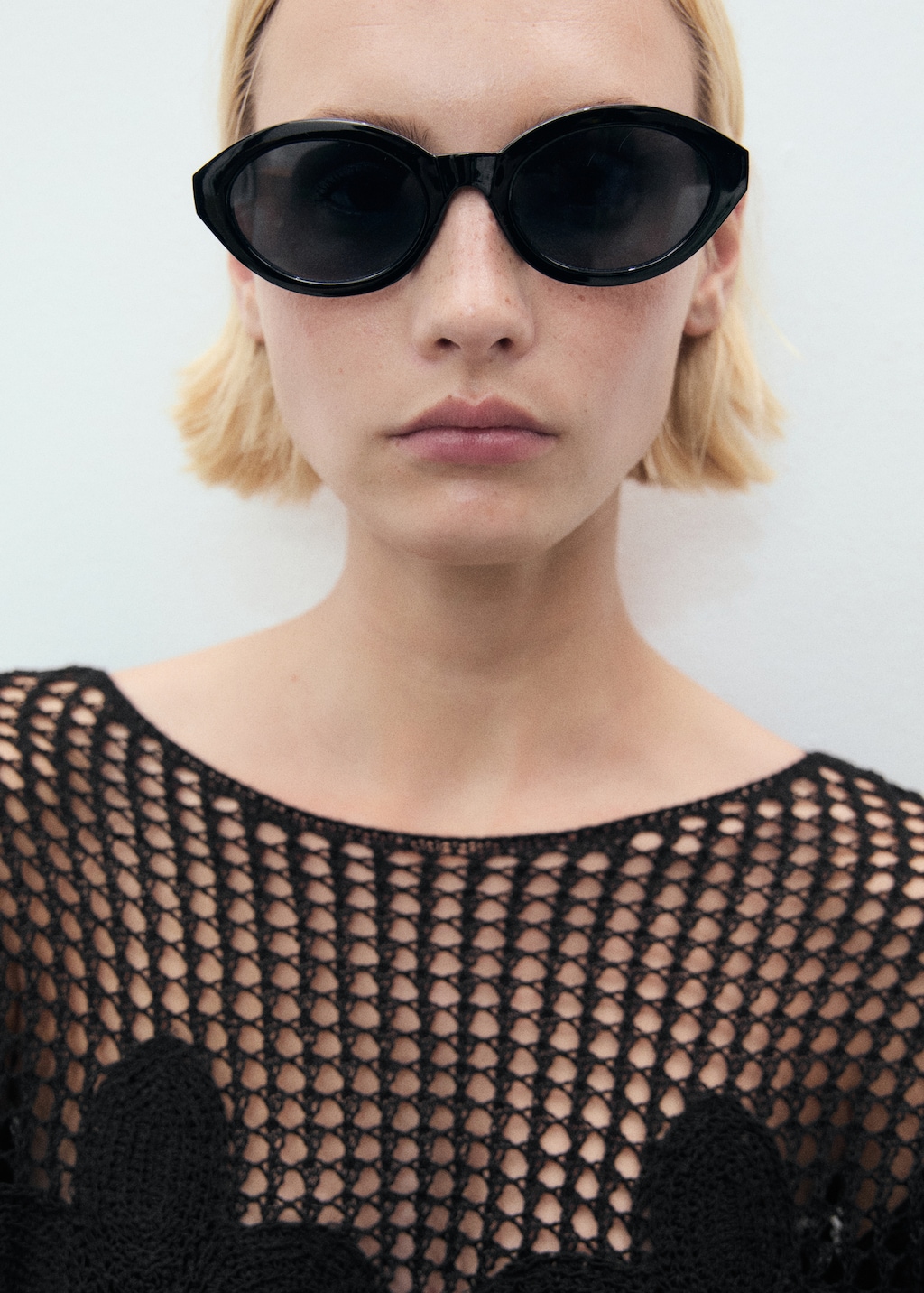 Knit embroidered sweater