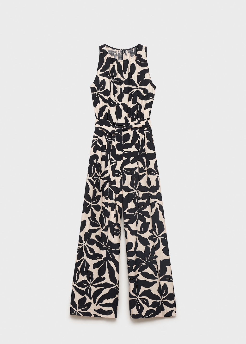 Belt printed jumpsuit - image 5