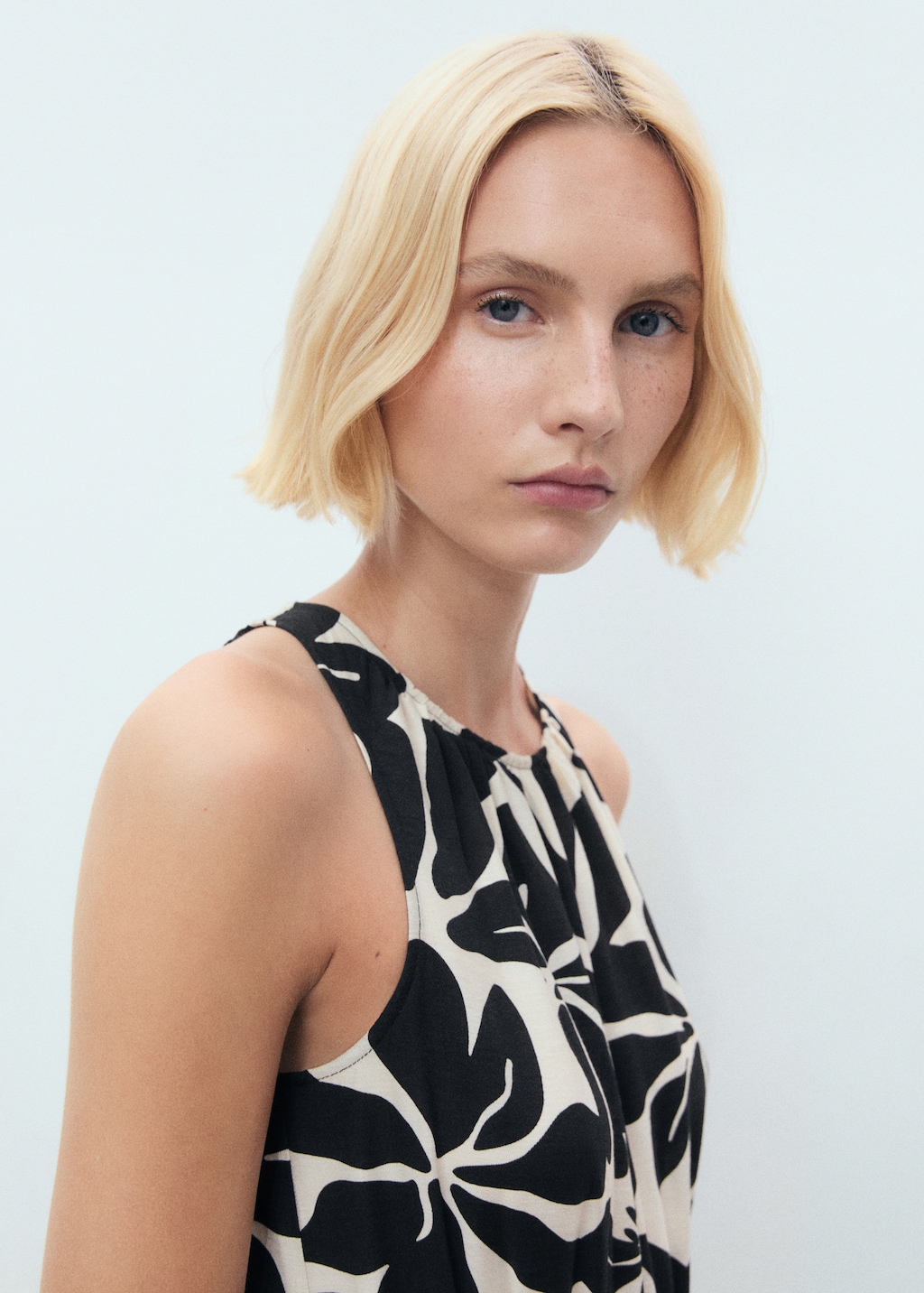 Belt printed jumpsuit - image 4