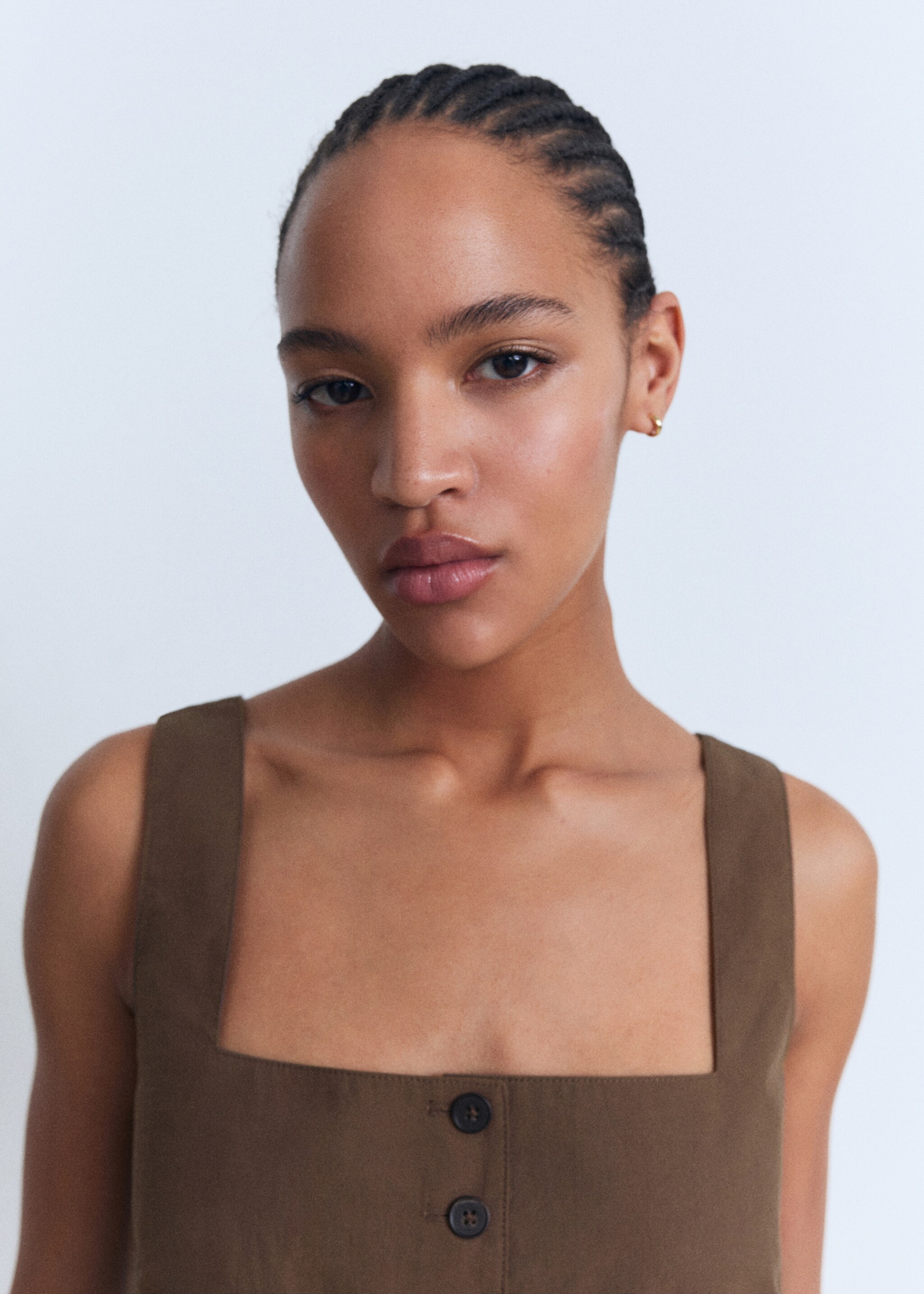 Cotton suit waistcoat - Details of the article 1
