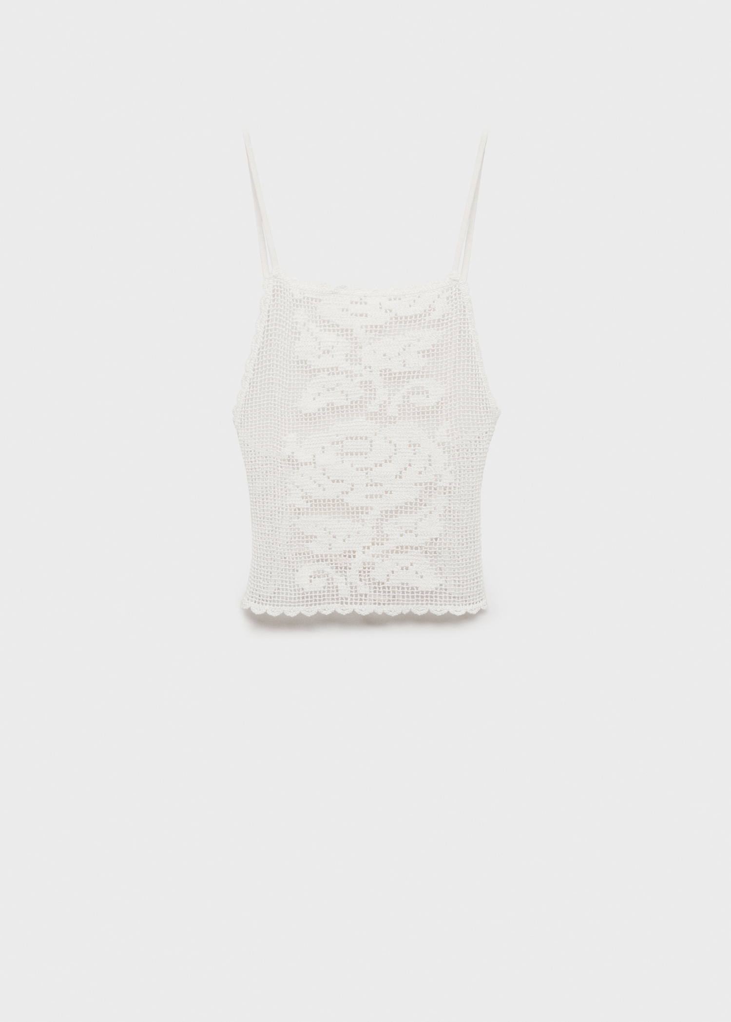 Top crochet espalda abierta - Artículo sin modelo