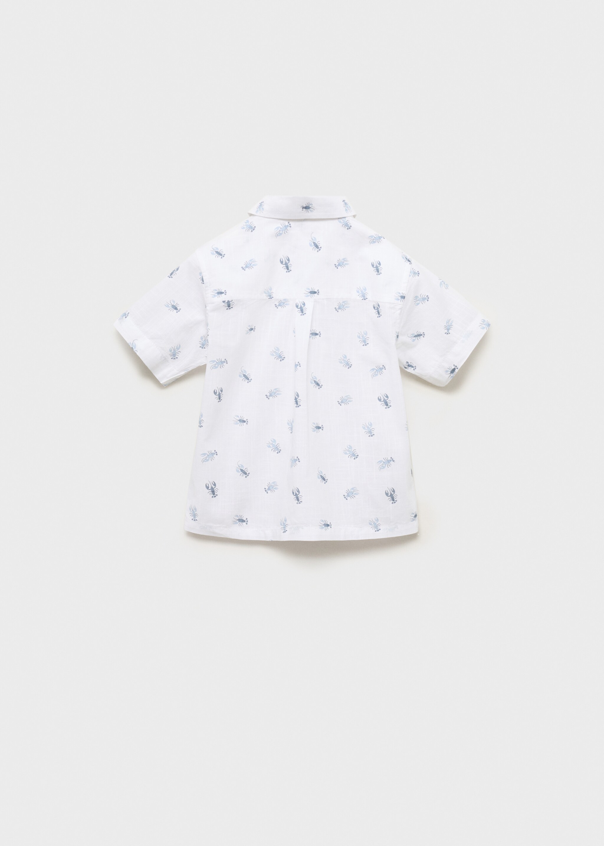 Printed short-sleeved shirt - Reverse of the article