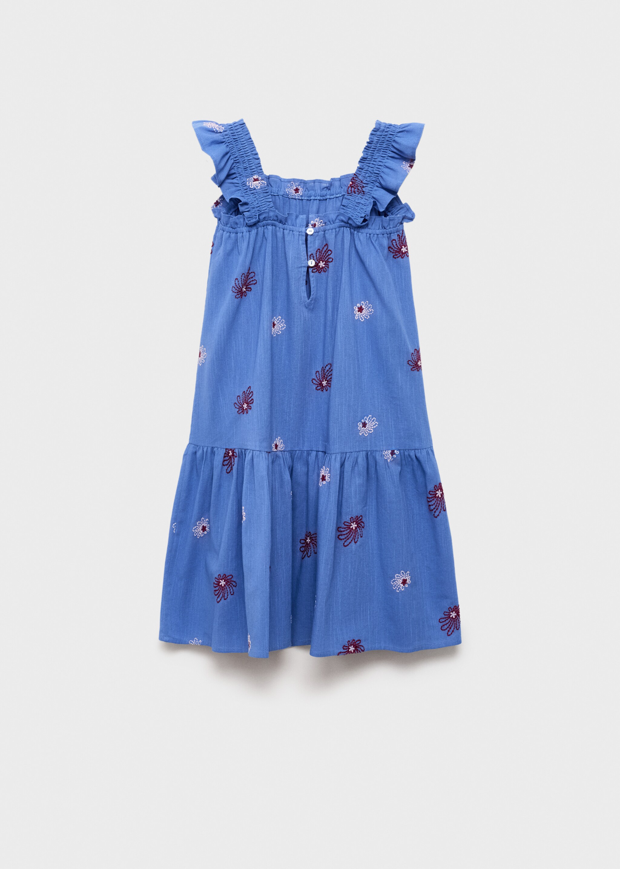 Robe brodée fleurs - Verso de l’article