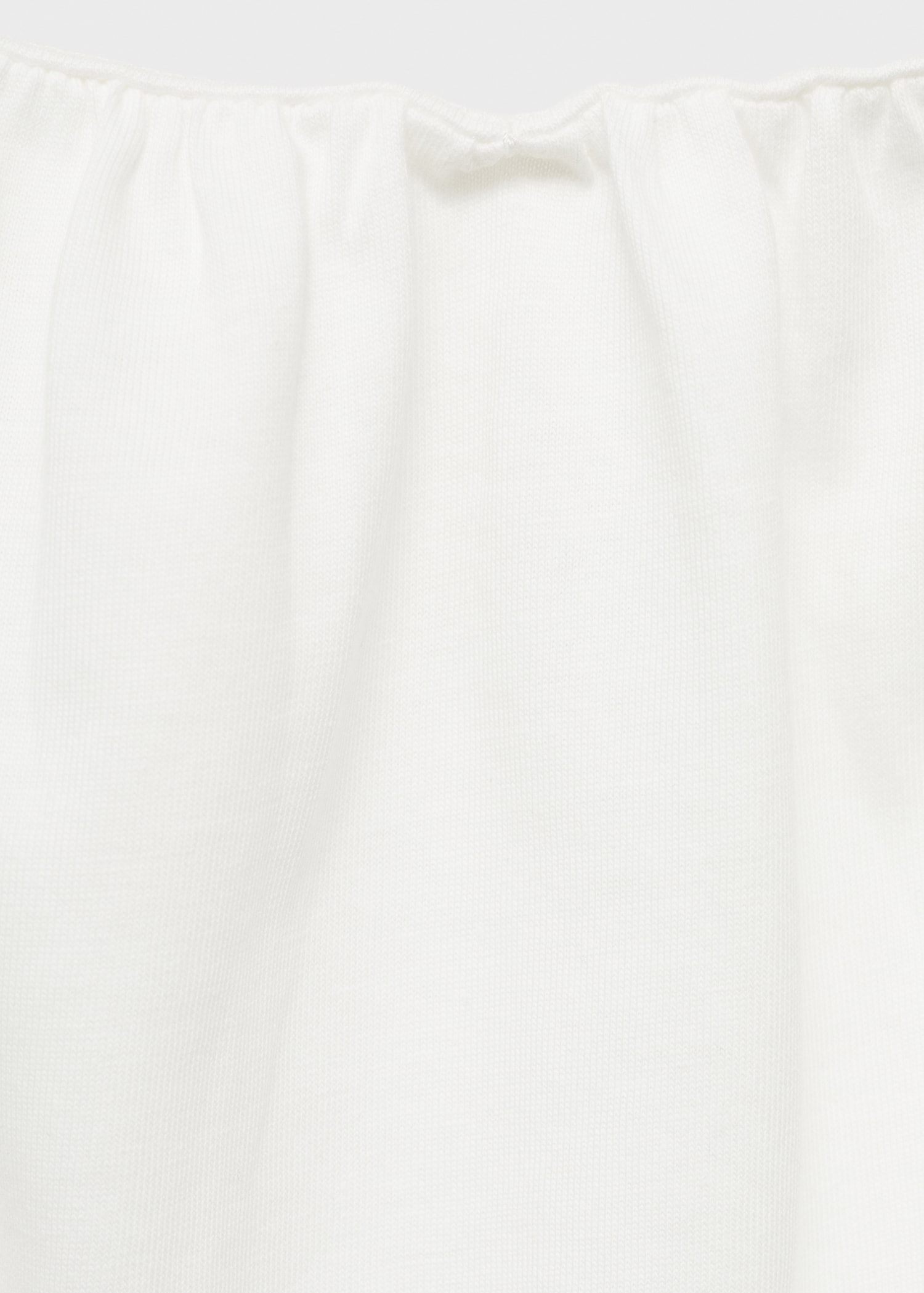 Baumwoll-T-Shirt mit Blumendetail - Detail des Artikels 0