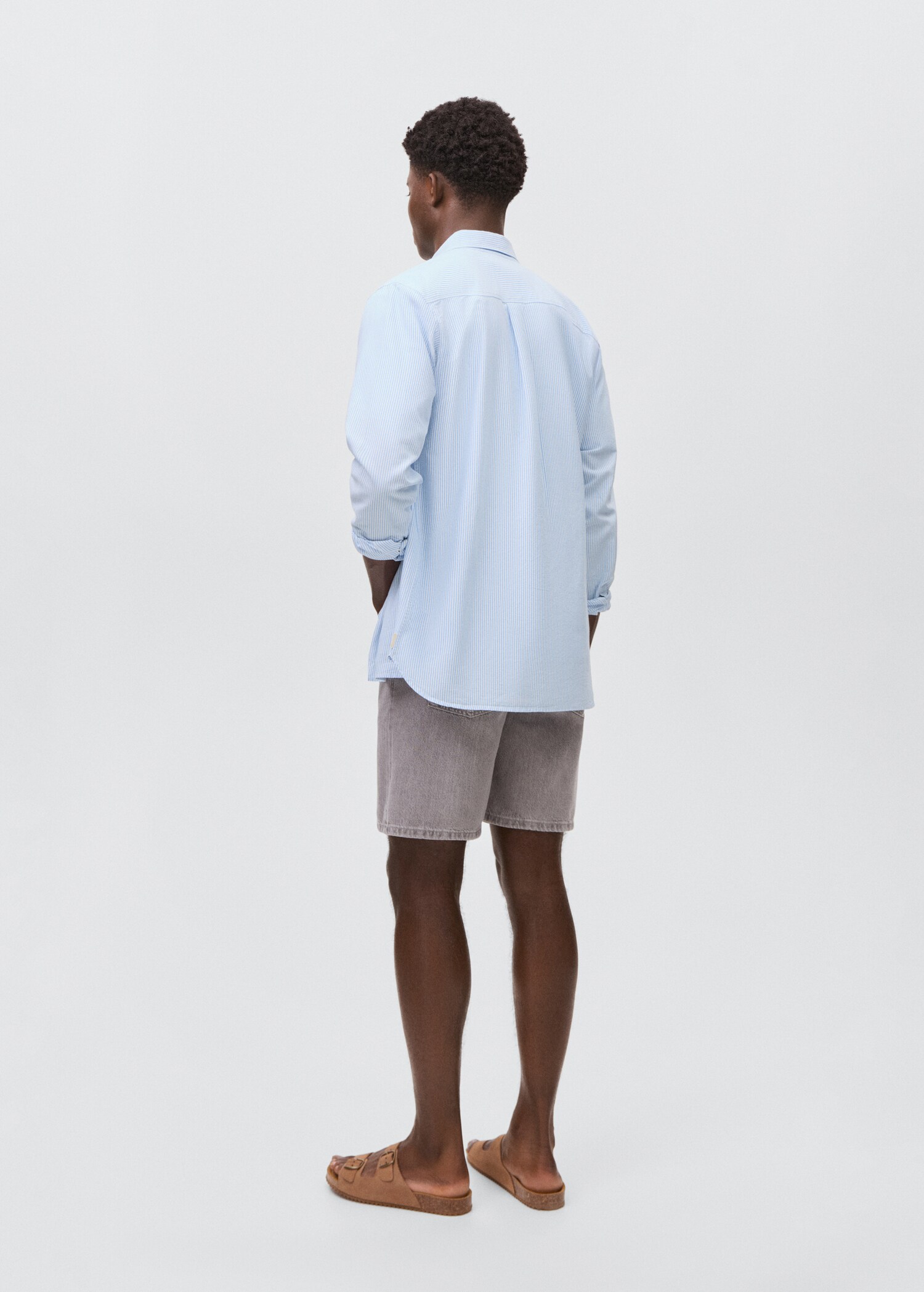 Striped Oxford shirt - Reverse of the article
