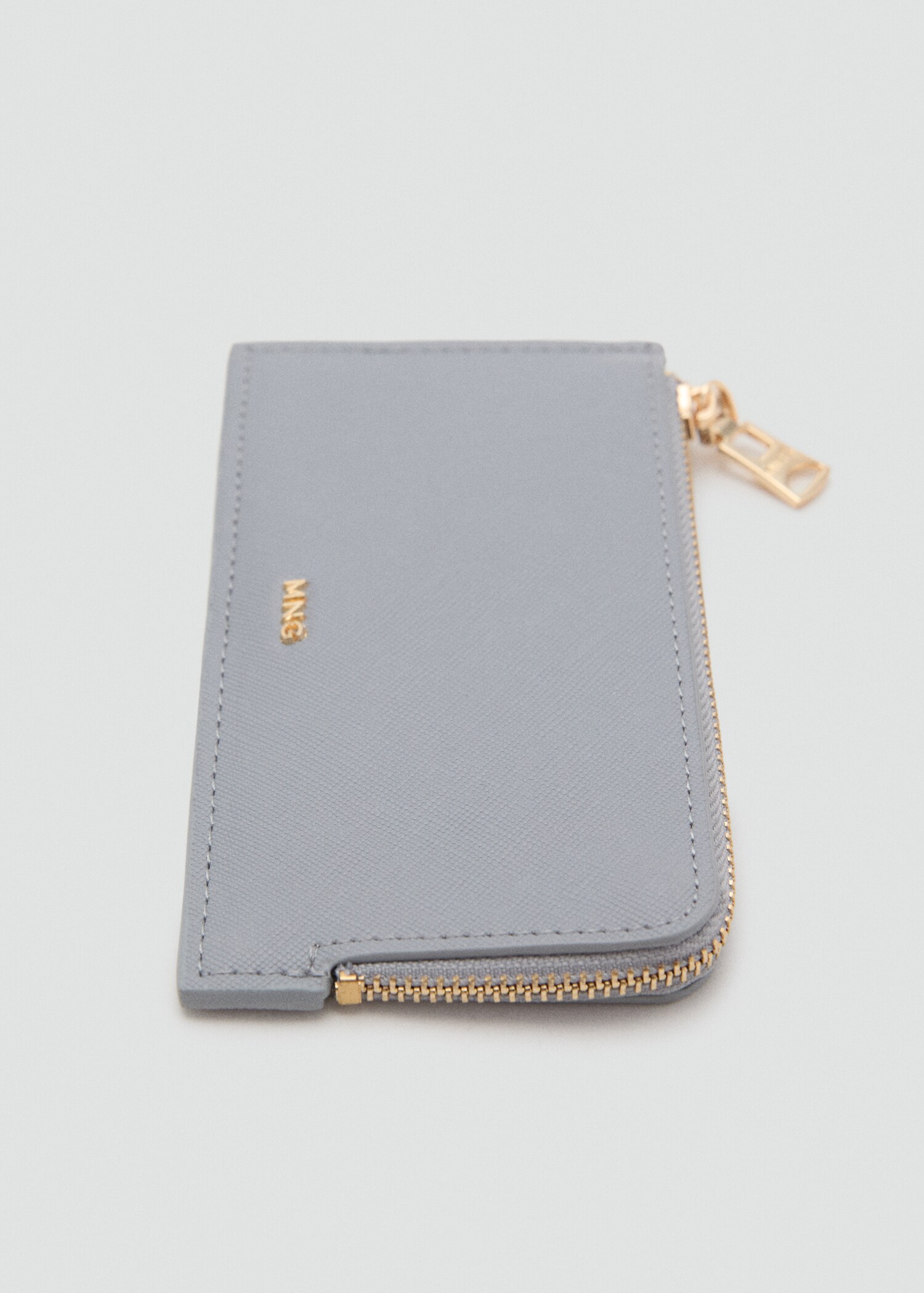 Porte-cartes effet saffiano à zip - Détail de l'article 1