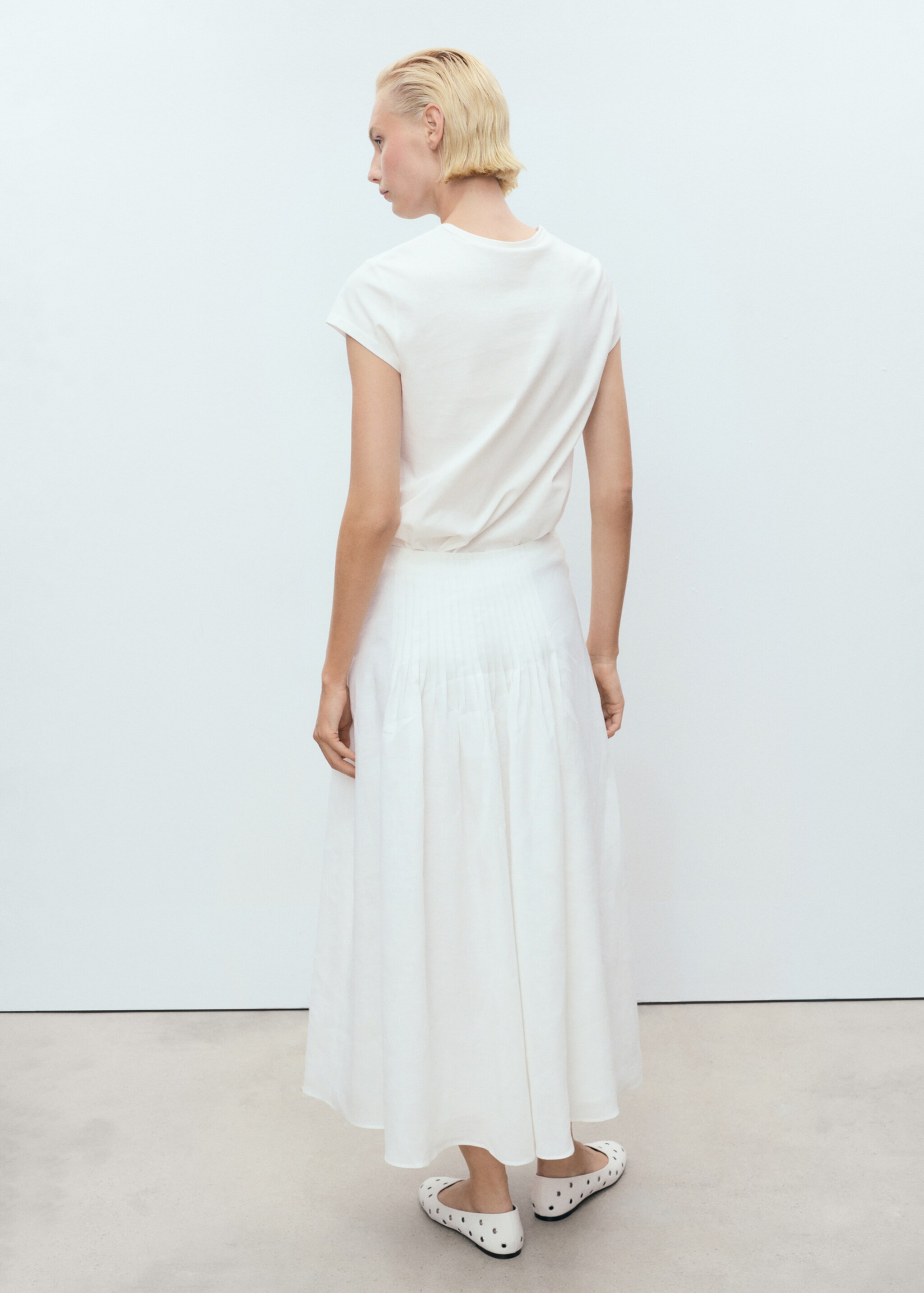 Printed cotton-blend t-shirt - Reverse of the article