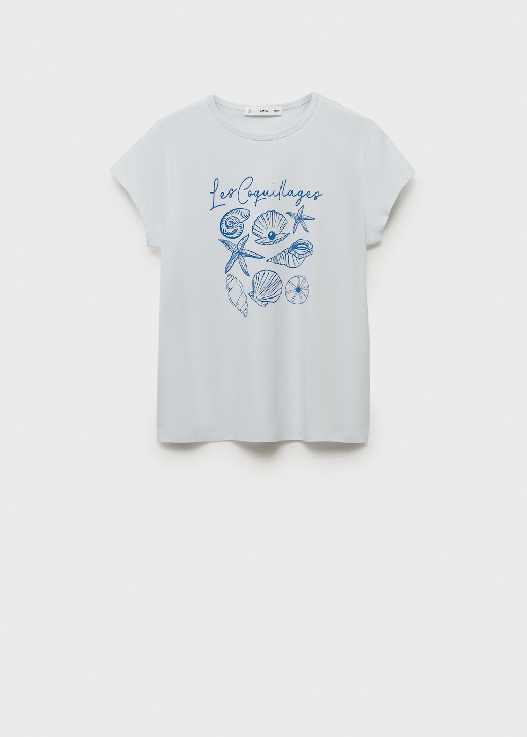Printed cotton-blend t-shirt