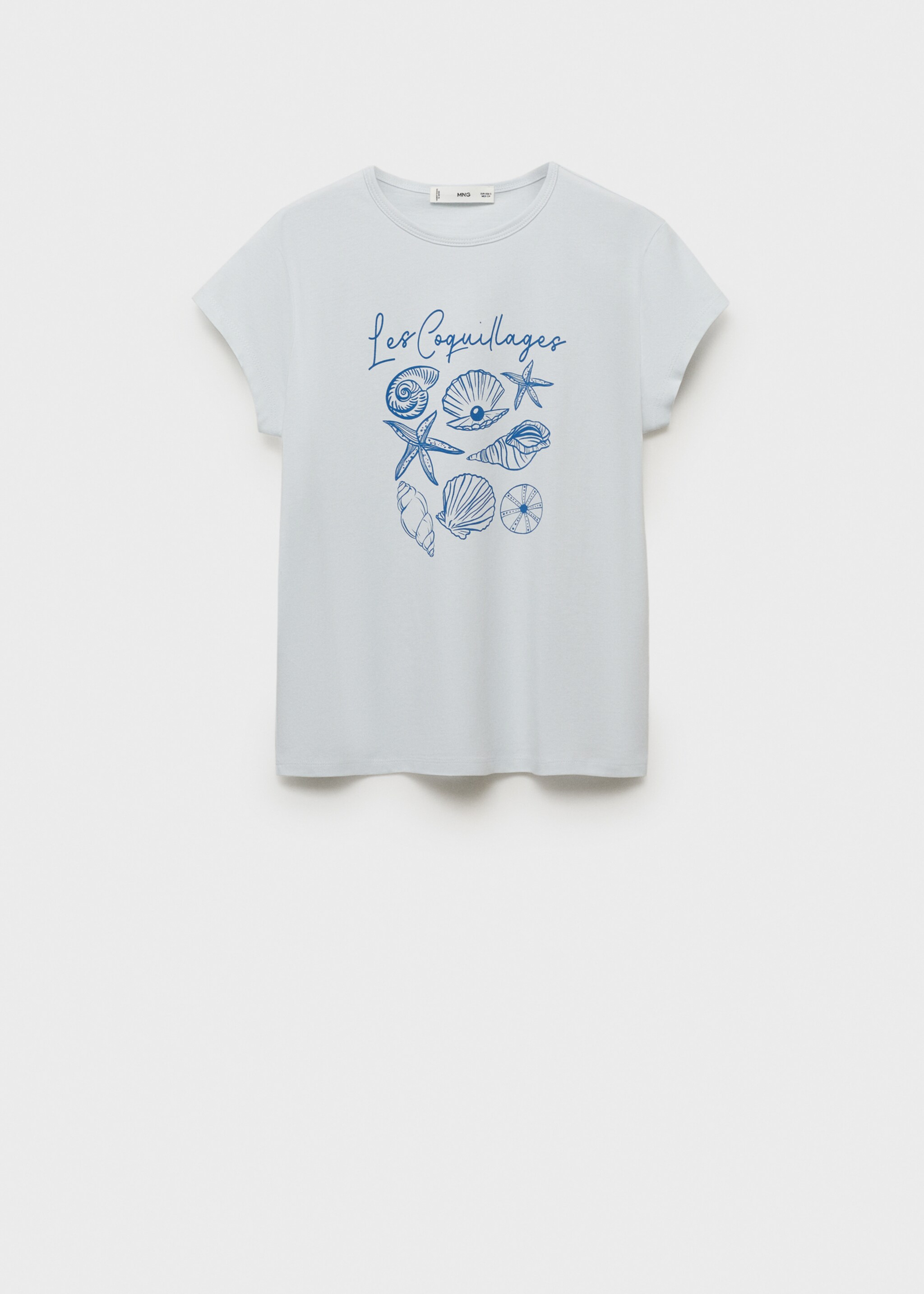 Printed cotton-blend t-shirt - Article without model