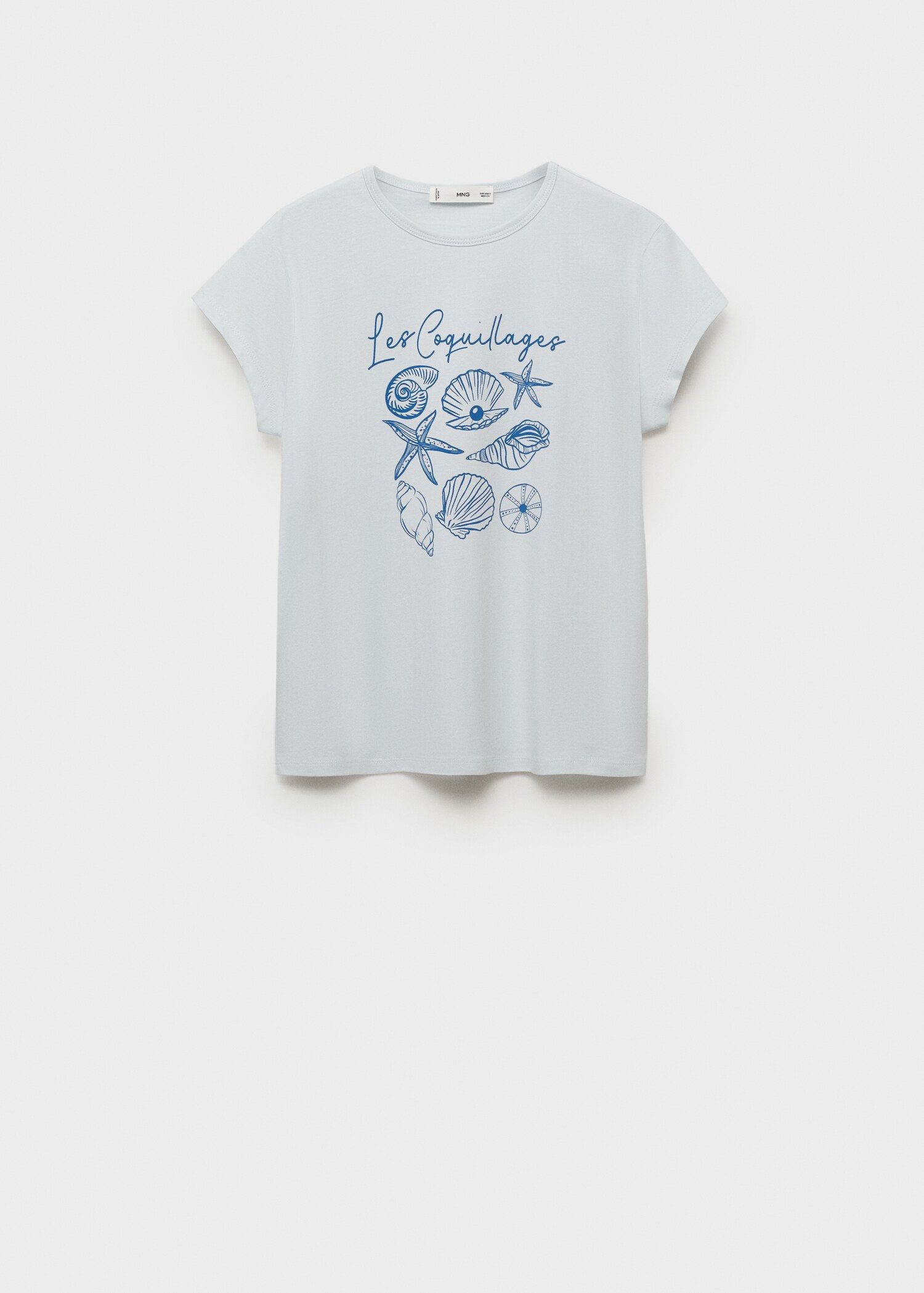 Printed cotton-blend t-shirt - Article without model