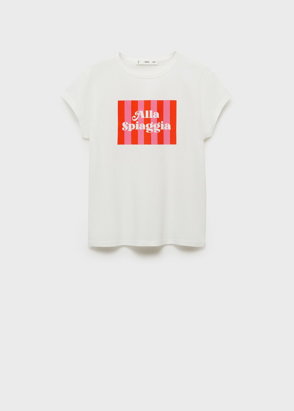 Tシャツ・カットソー MANGO T-SHIRT Tシャツ .-- CHERRY （ホワイト） -MANGO - マンゴ公式