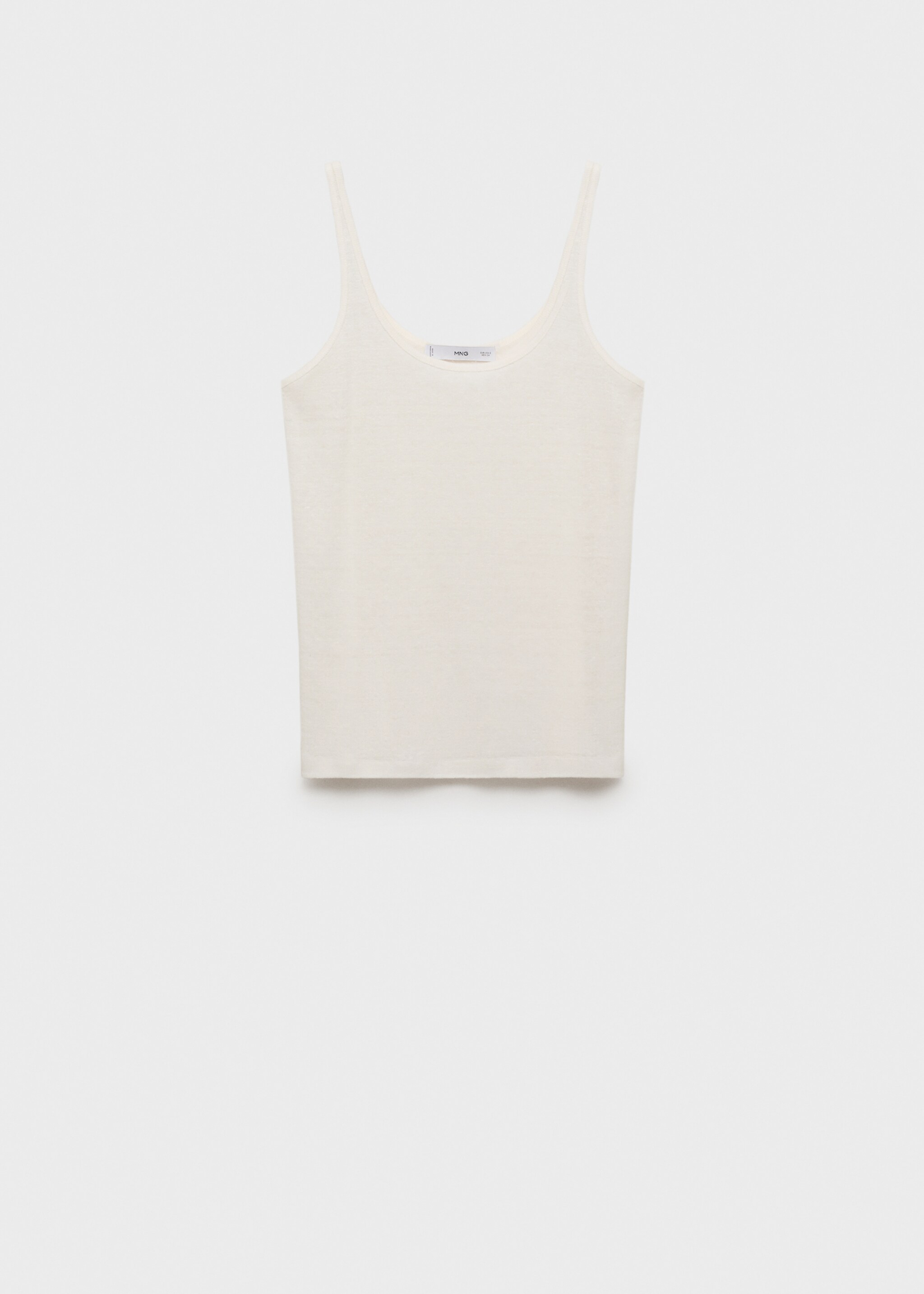 Strappy linen top - Article without model