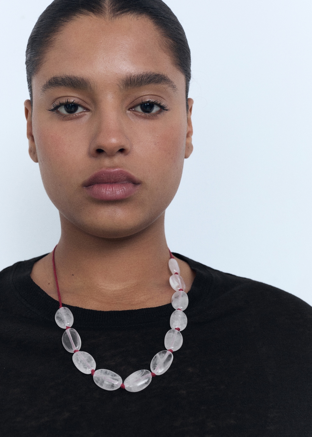 Short-sleeved linen t-shirt