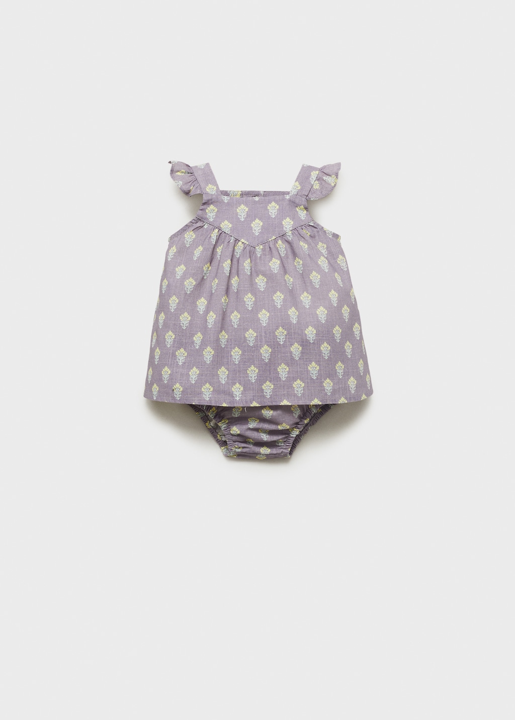 Printed dress and nappy cover