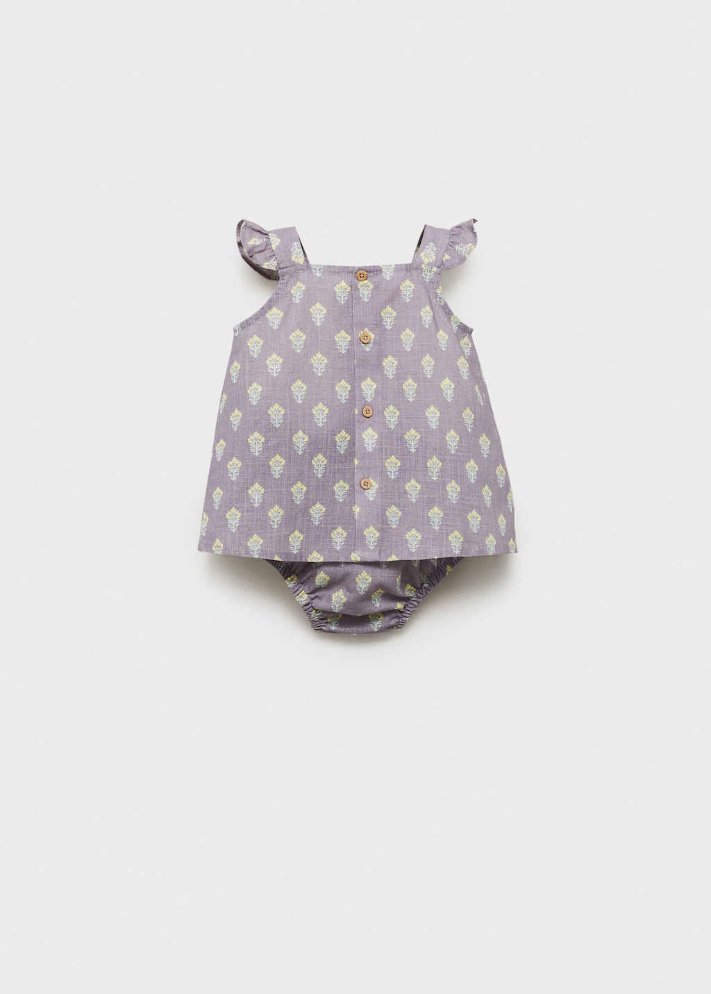 Printed dress and nappy cover