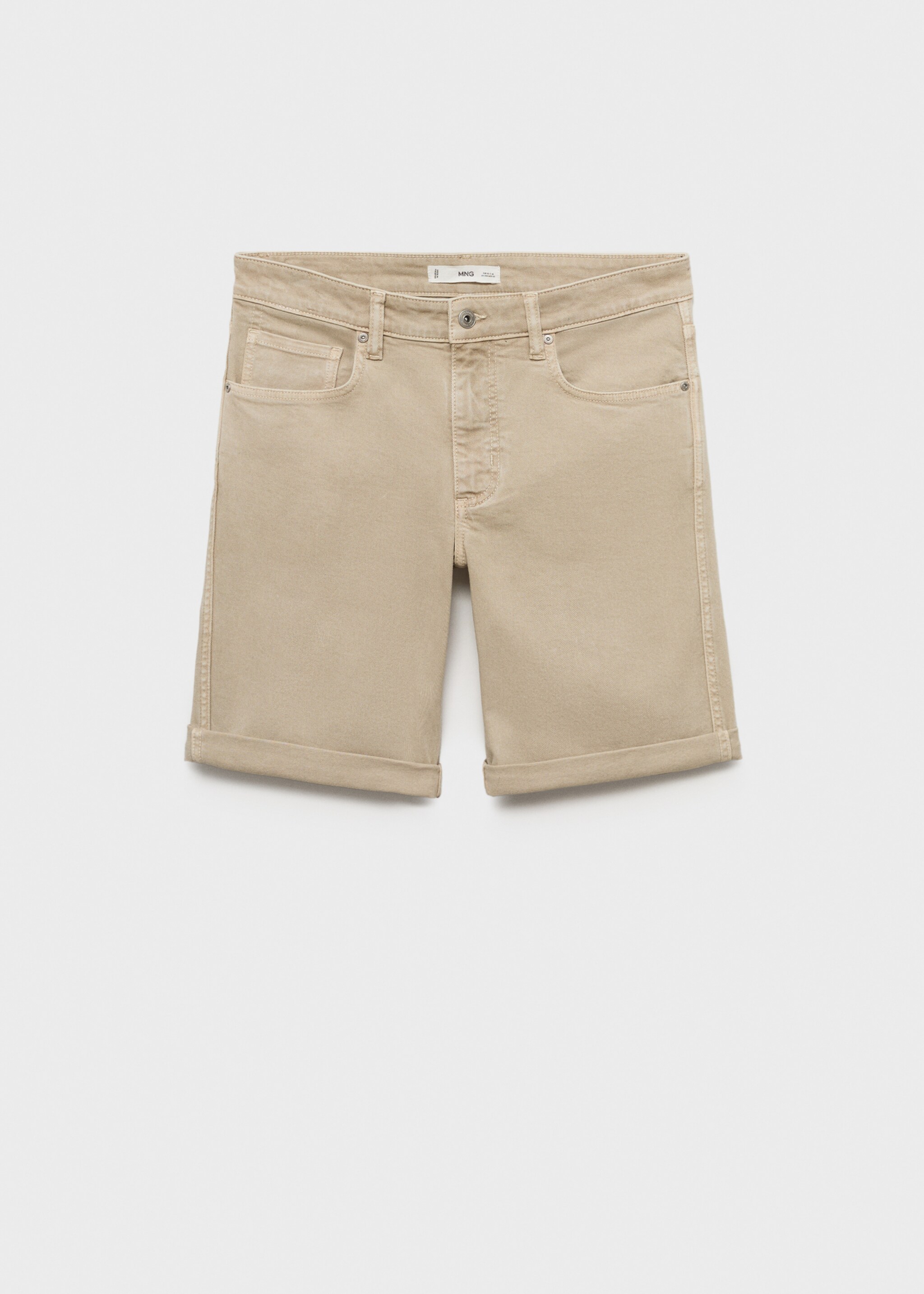 Jeansbermudas slim fit - Artikel utan modell