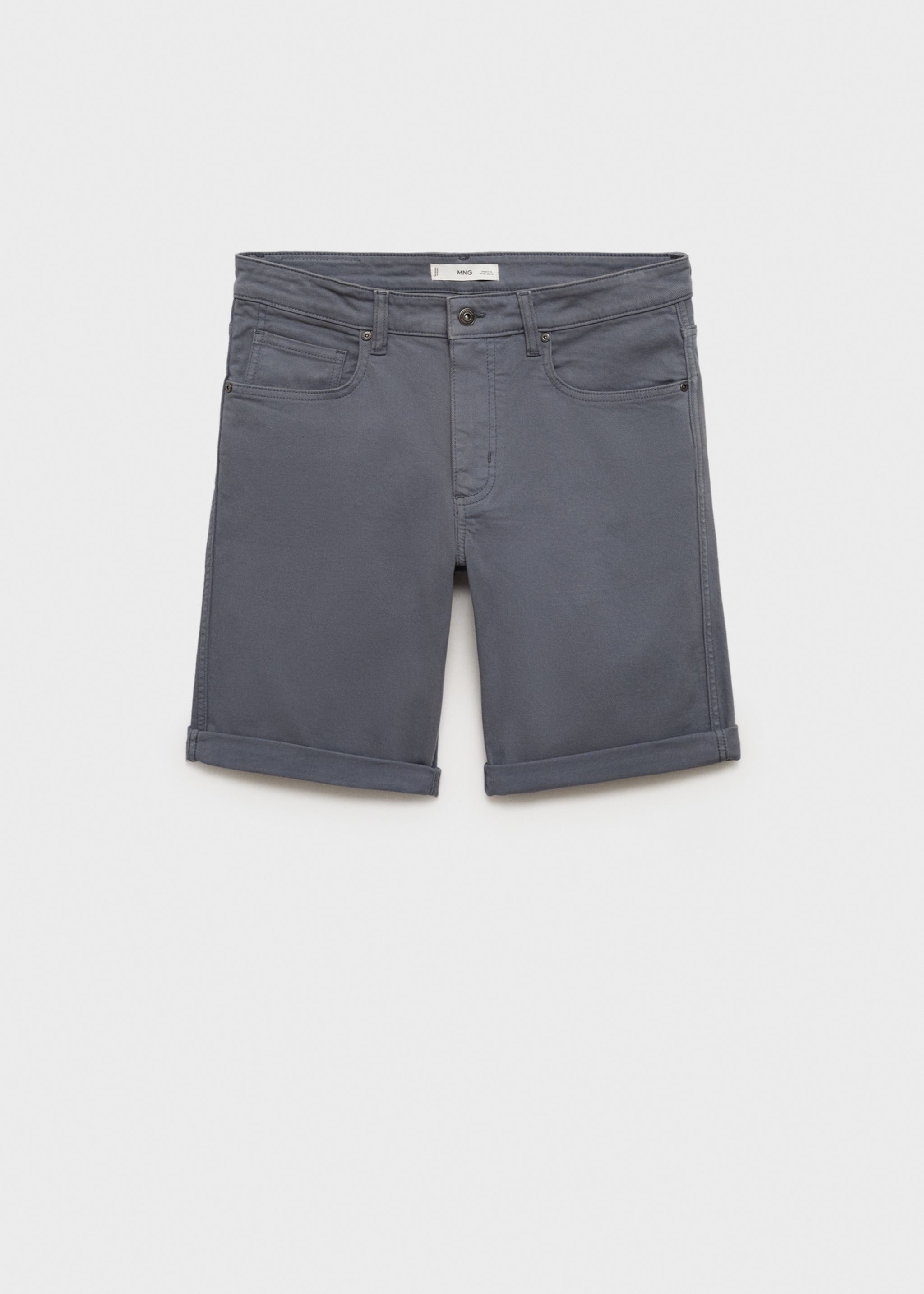 Jeansbermudas slim fit - Artikel utan modell