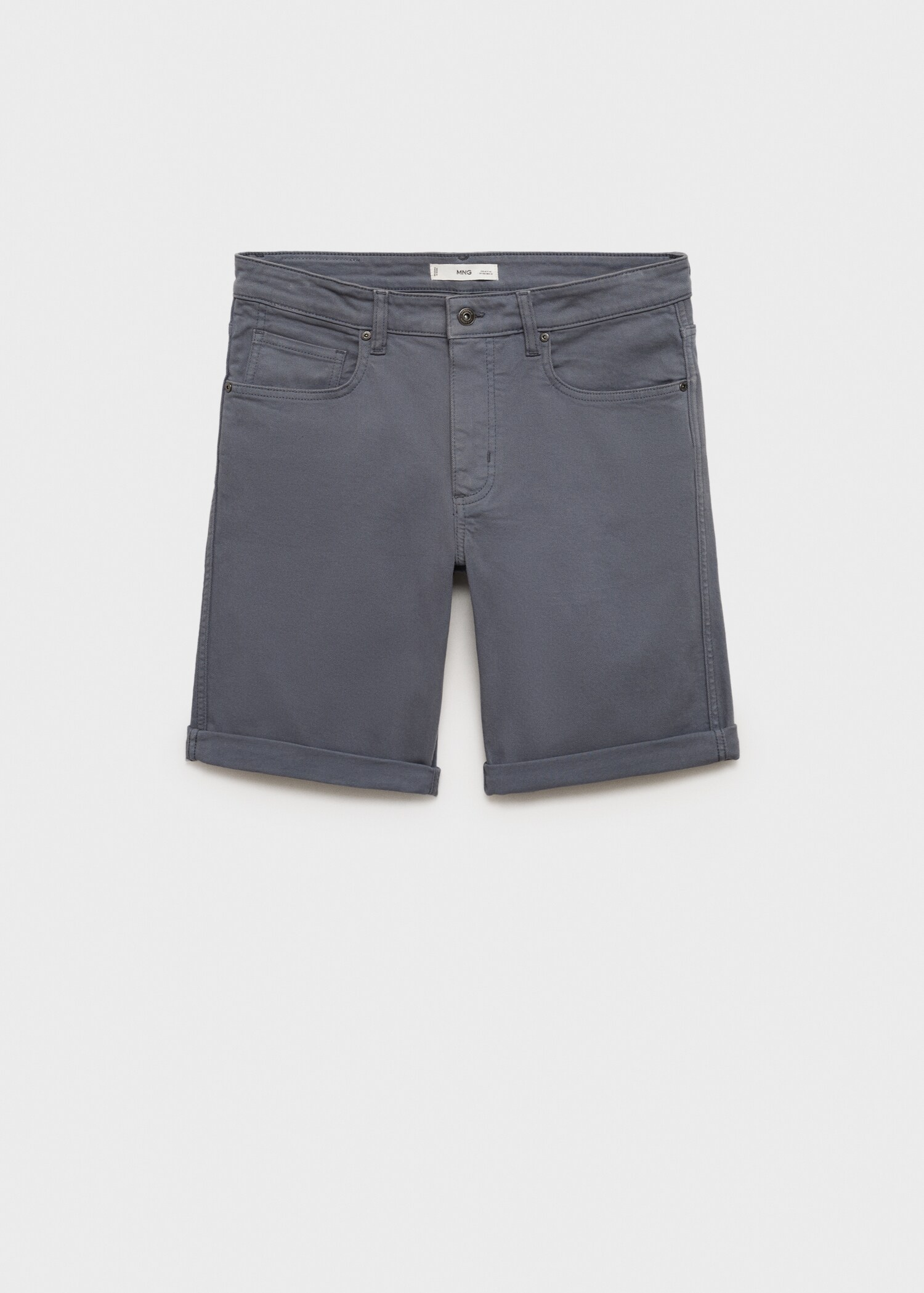 Jeansbermudas slim fit - Artikel utan modell