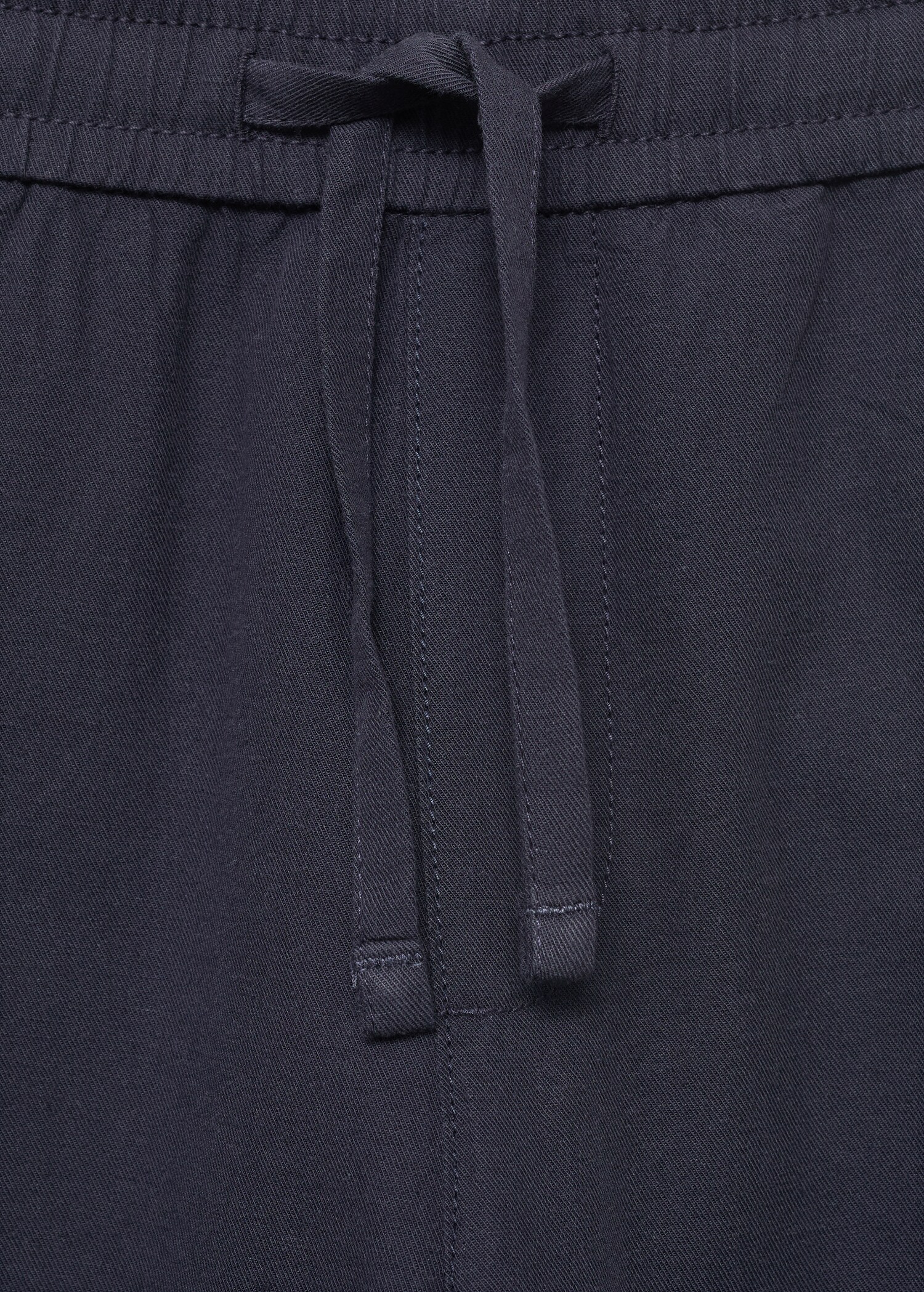 Cotton linen-blend trousers - Details of the article 8
