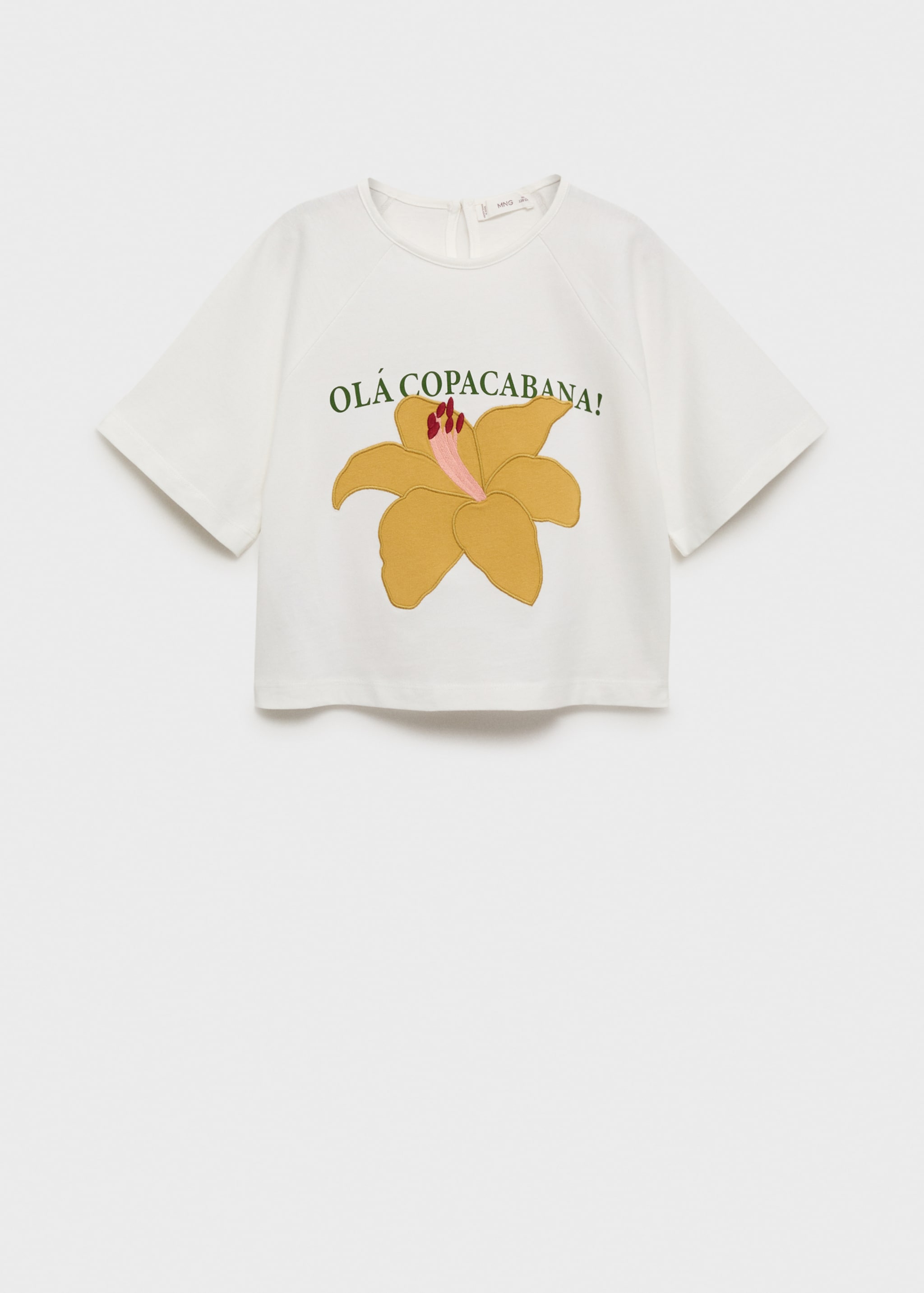 Kurzarm-T-Shirt mit Stickerei - Artikel ohne Model