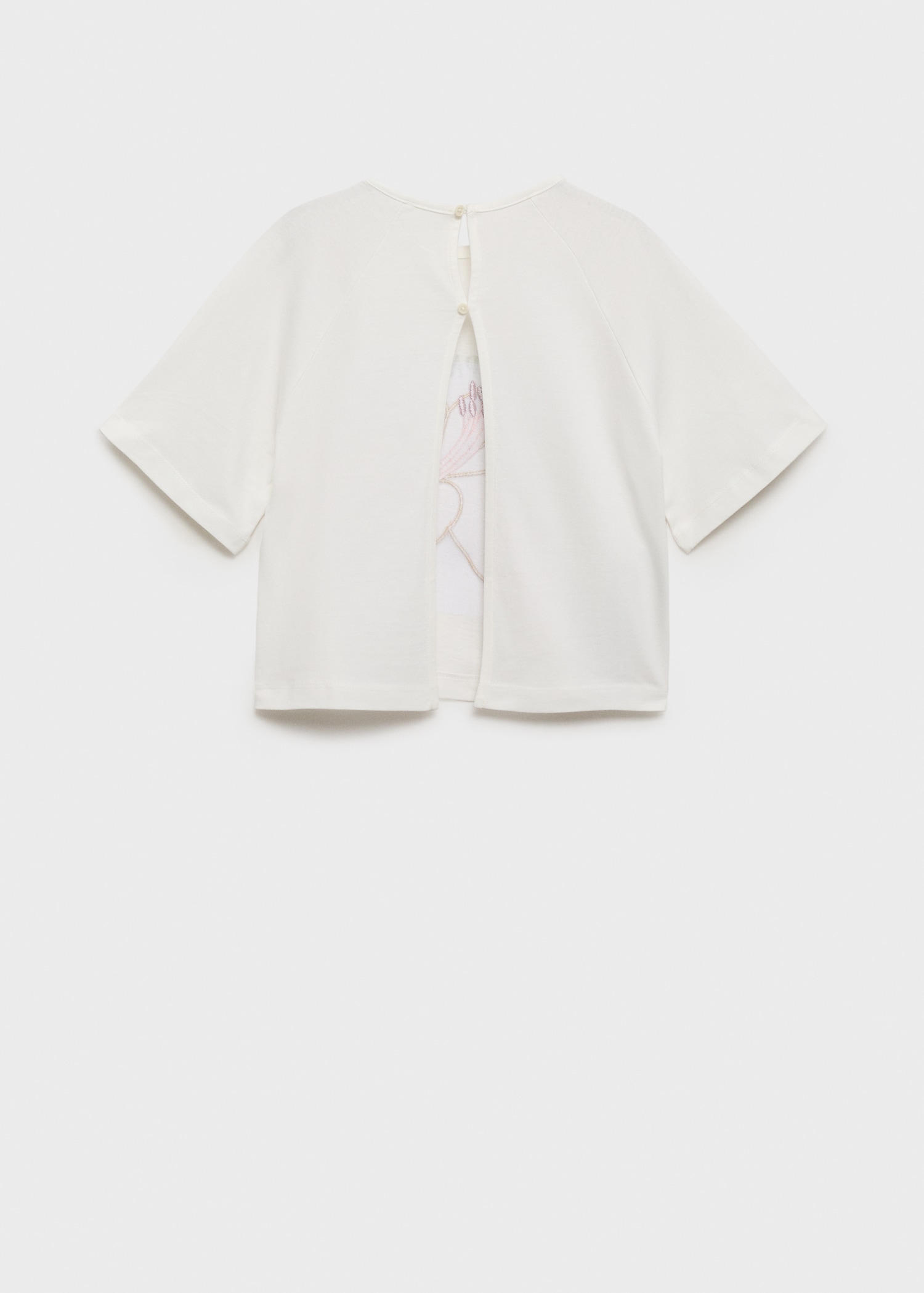 T-shirt manches courtes brodé - Verso de l’article