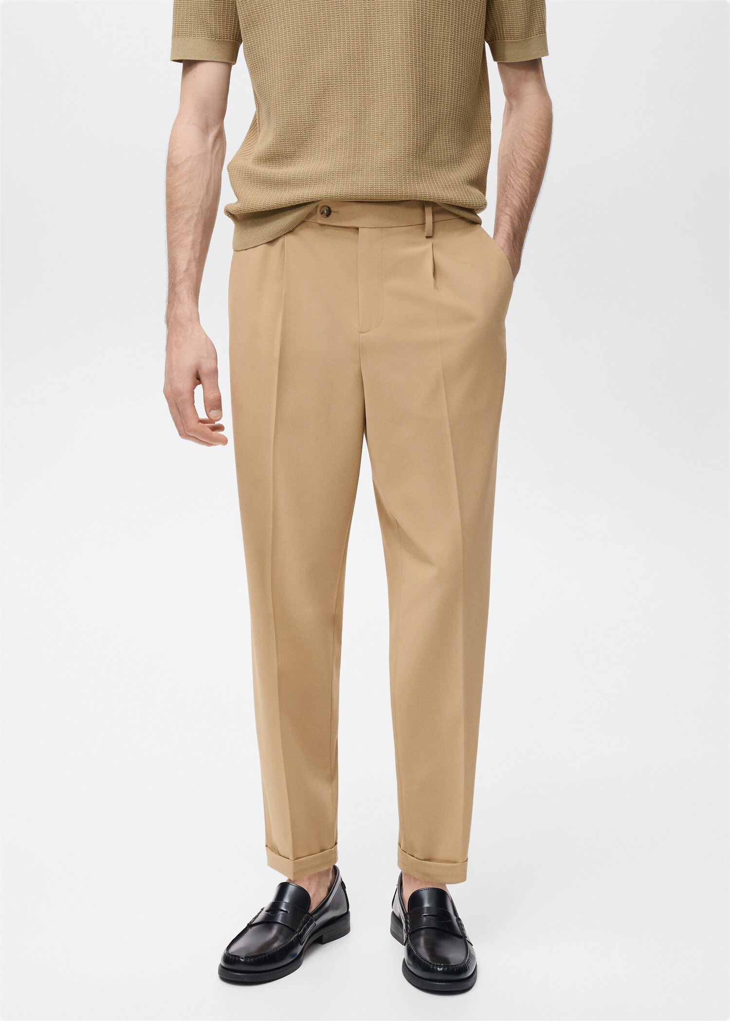 Pantalon costume Boston regular fit - Plan moyen