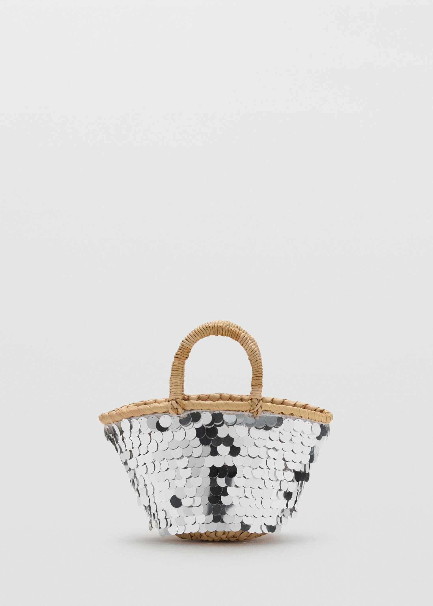 Sequined mini-basket - Article without model