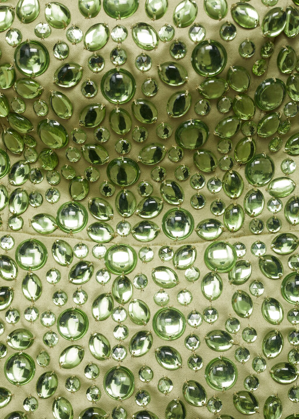 Strapless crystal dress