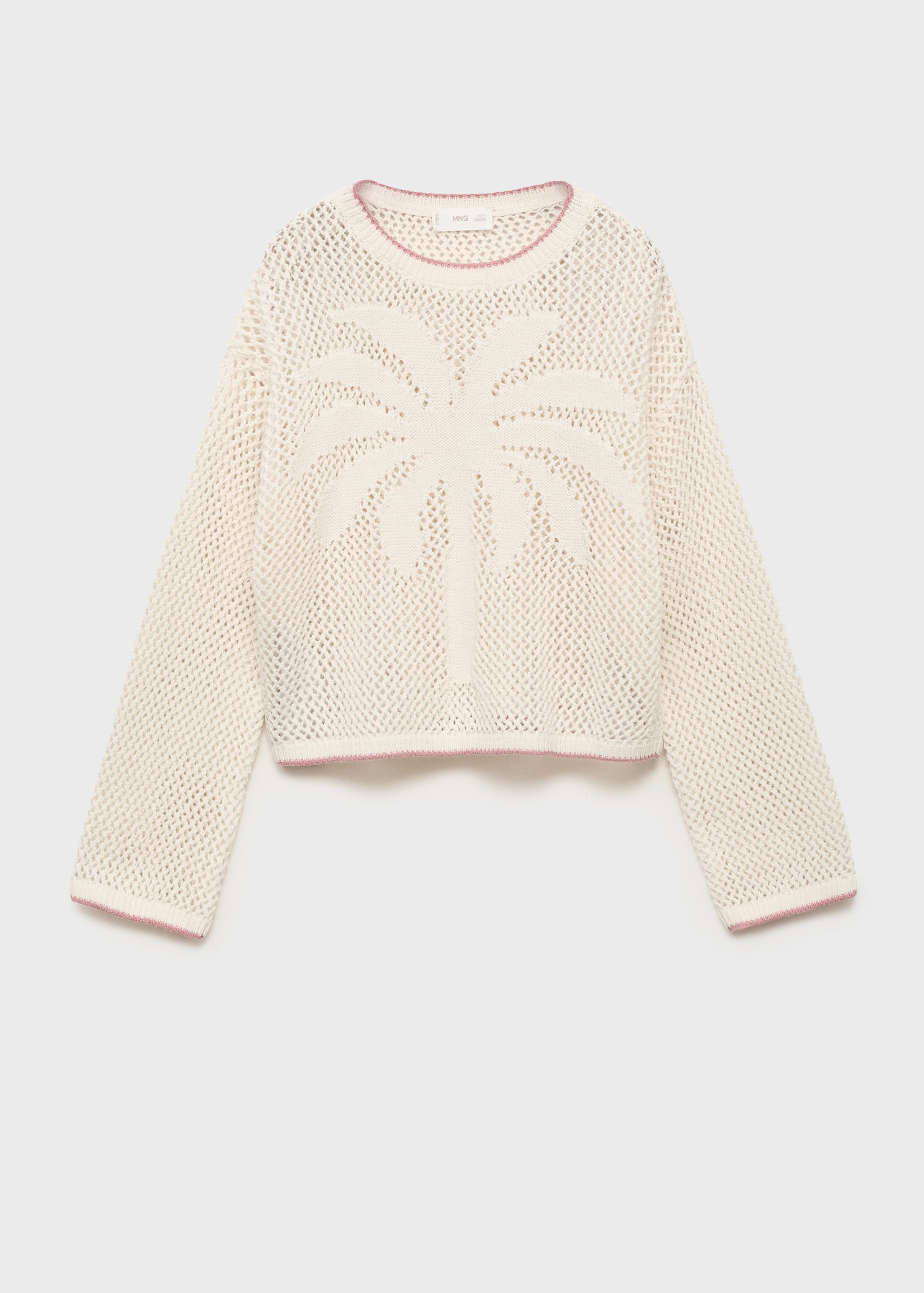 Openwork knit sweater - Article without model