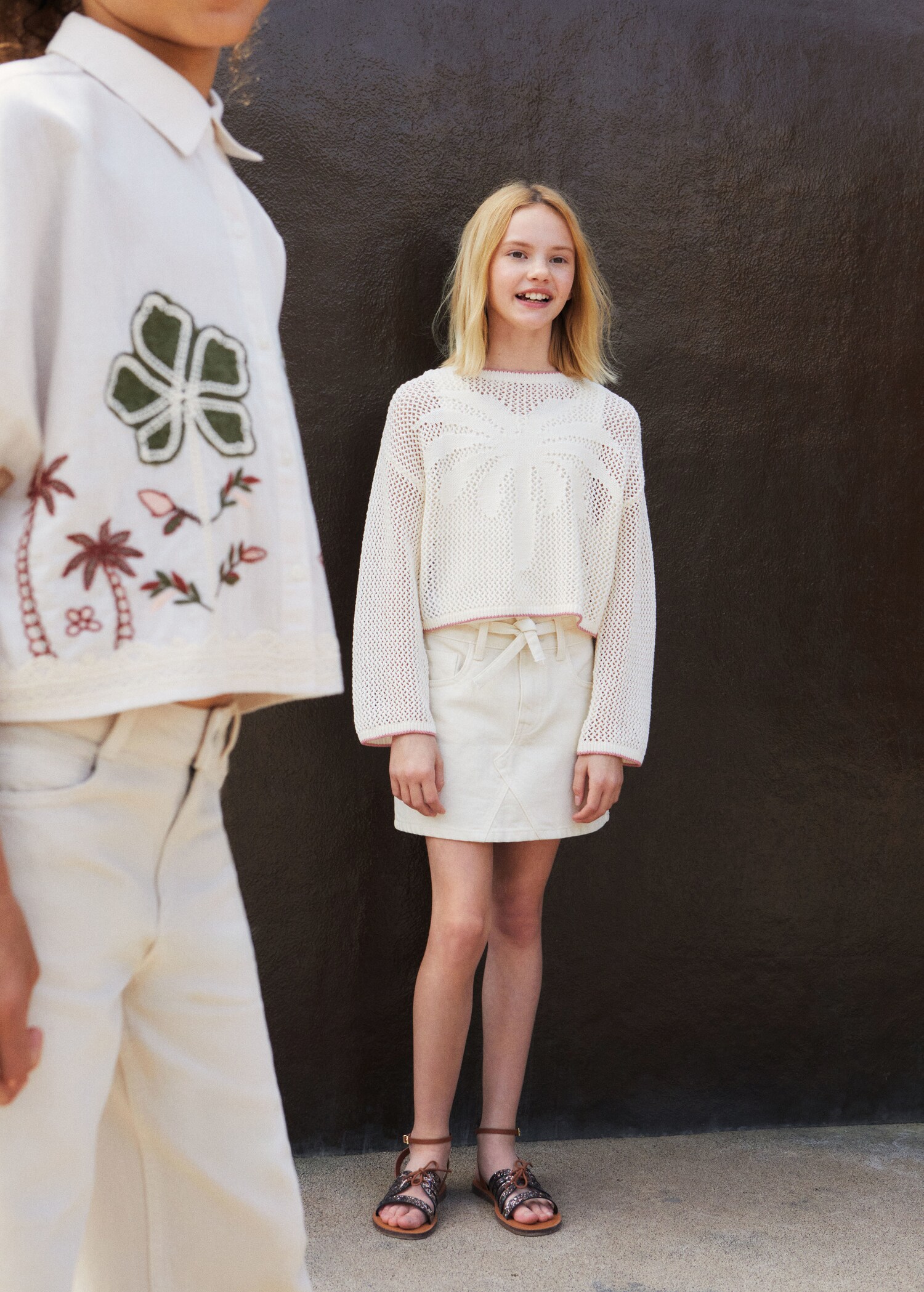 Openwork knit sweater - Details of the article 6