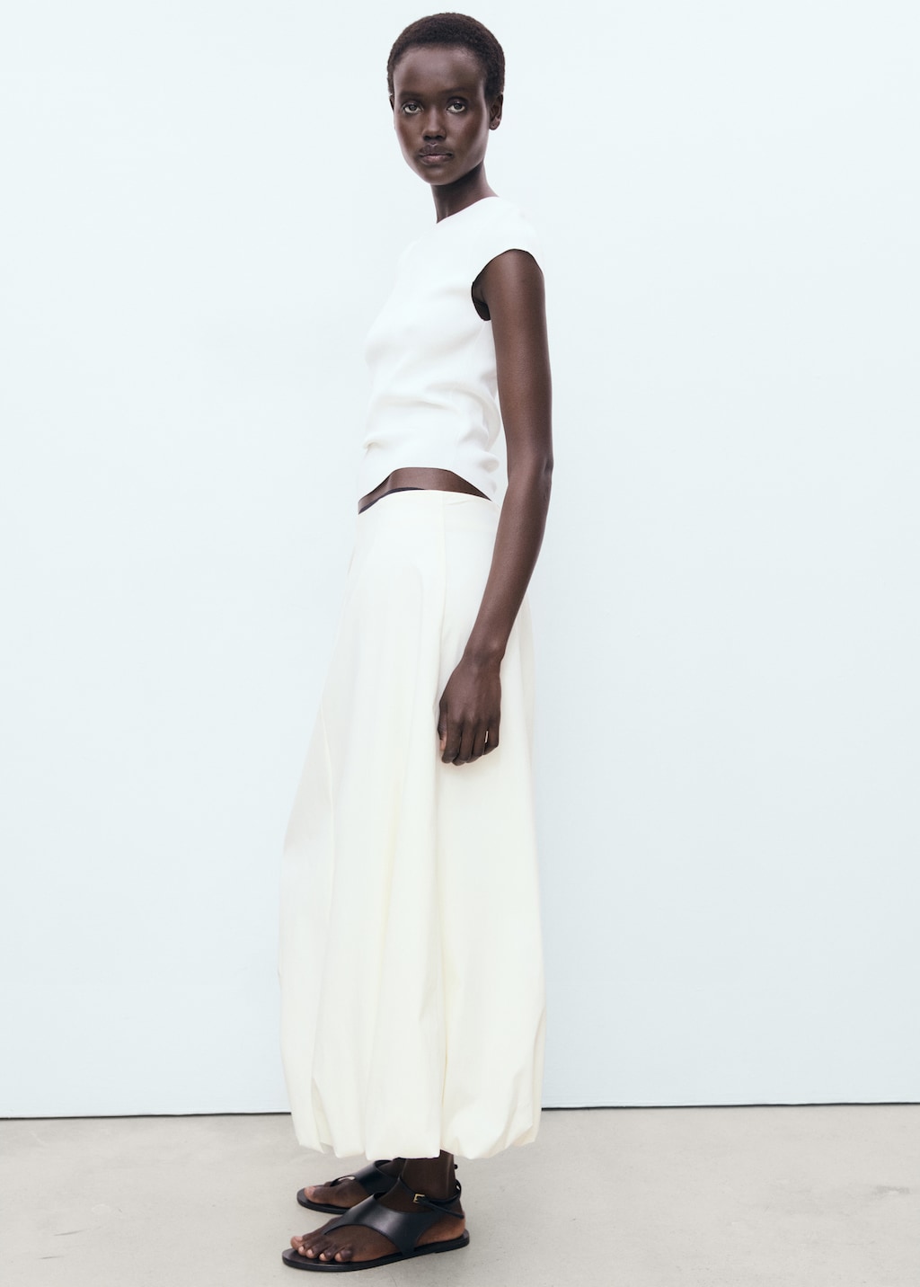 Long balloon skirt | MANGO Benin