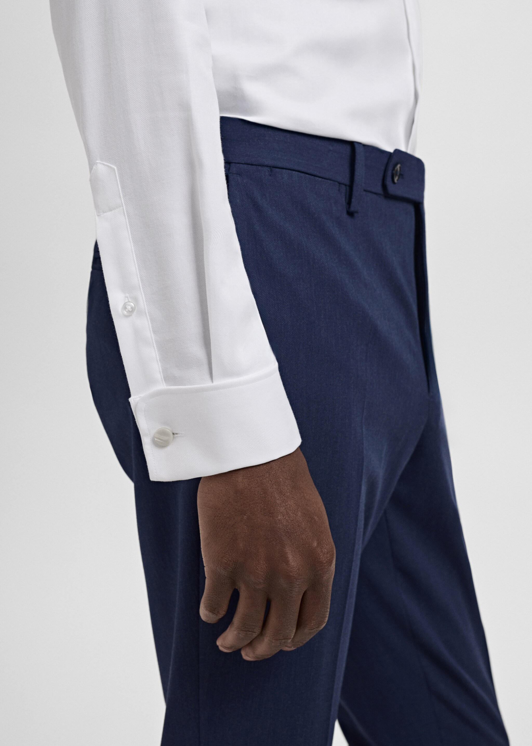 Camisa de fato slim fit de 100% algodão - Pormenor do artigo 6