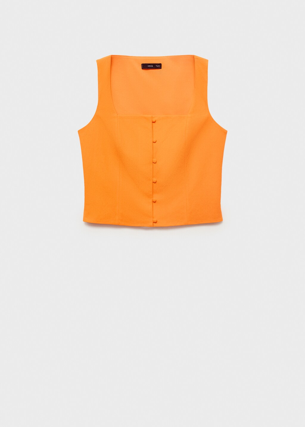 Buttons cotton top - image 4