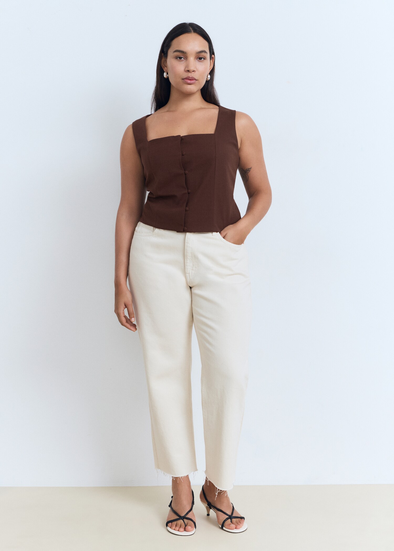 Buttons cotton top - Details of the article 3