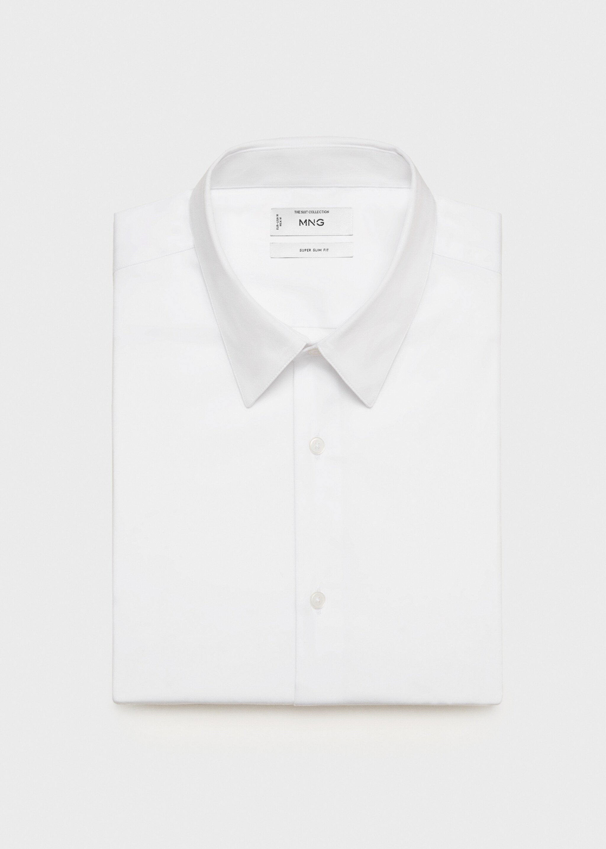 Slim fit cotton suit shirt - Details of the article 9