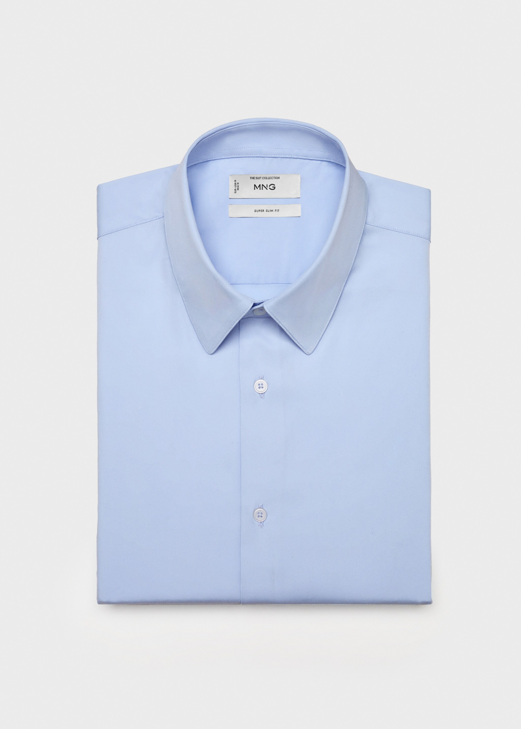 Slim fit cotton suit shirt - Details of the article 9