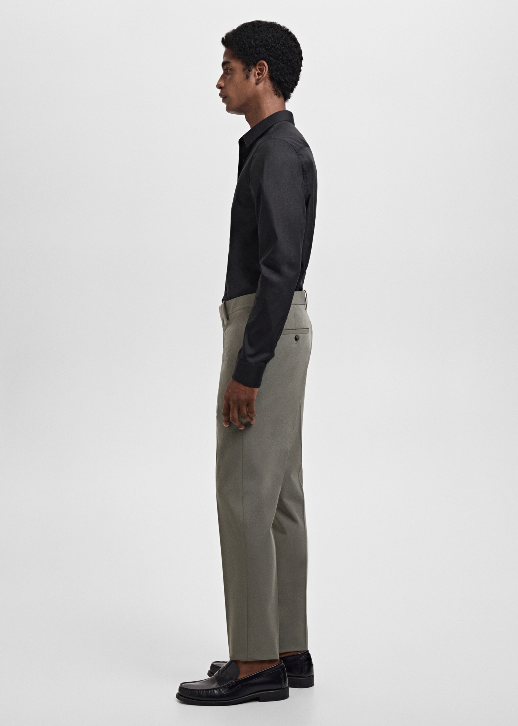 Camisa traje slim fit algodón - Detalle del artículo 2