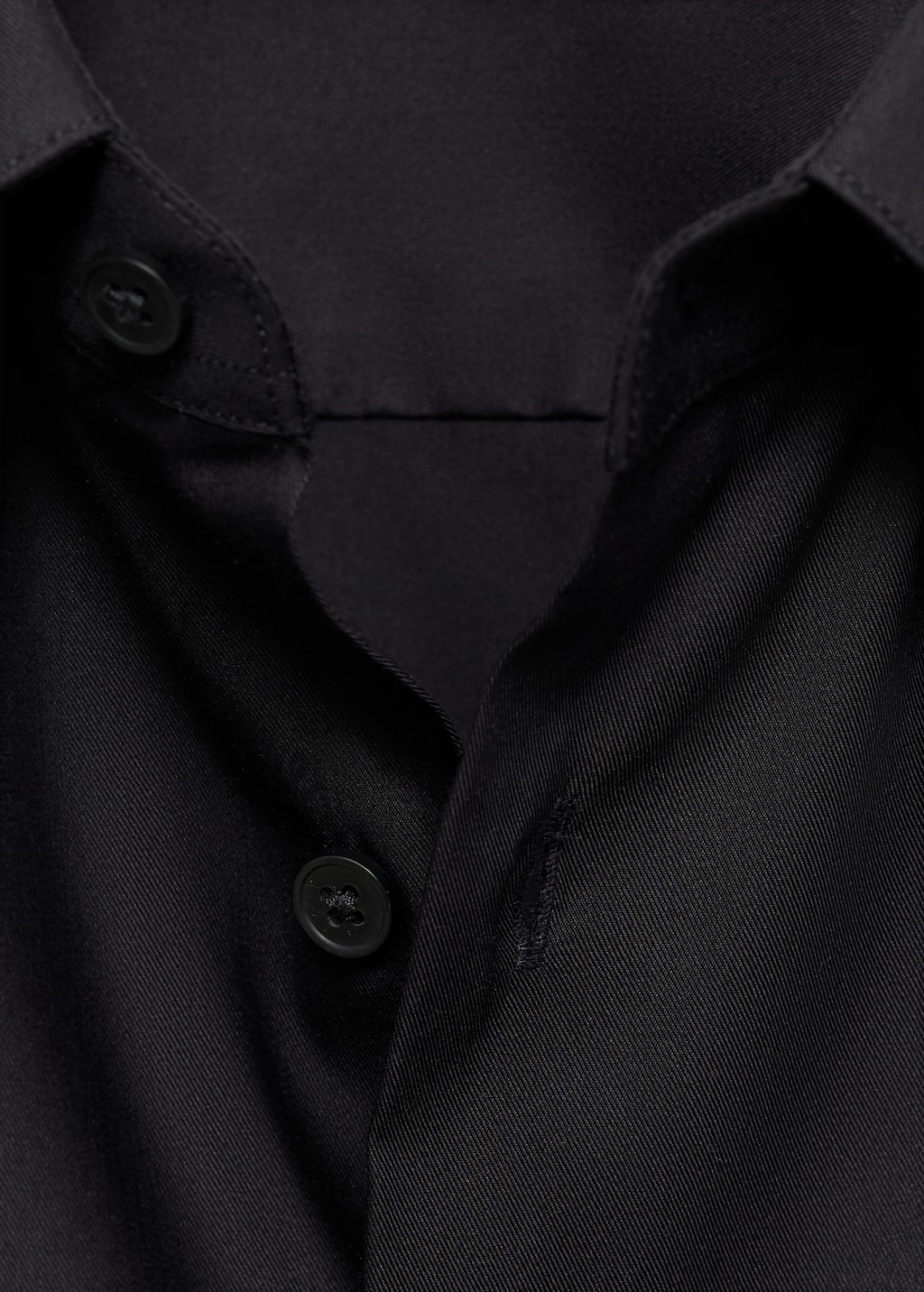 Slim fit cotton suit shirt