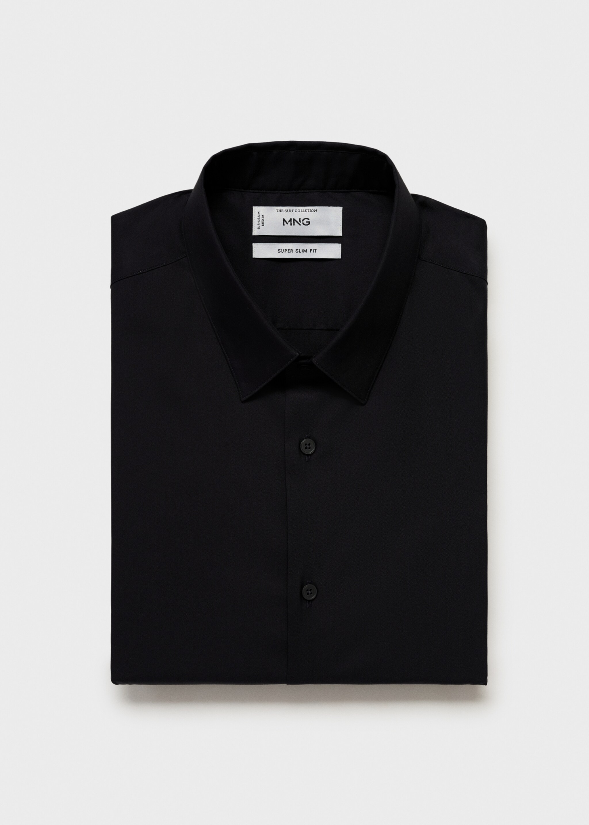 Slim fit cotton suit shirt - Details of the article 9