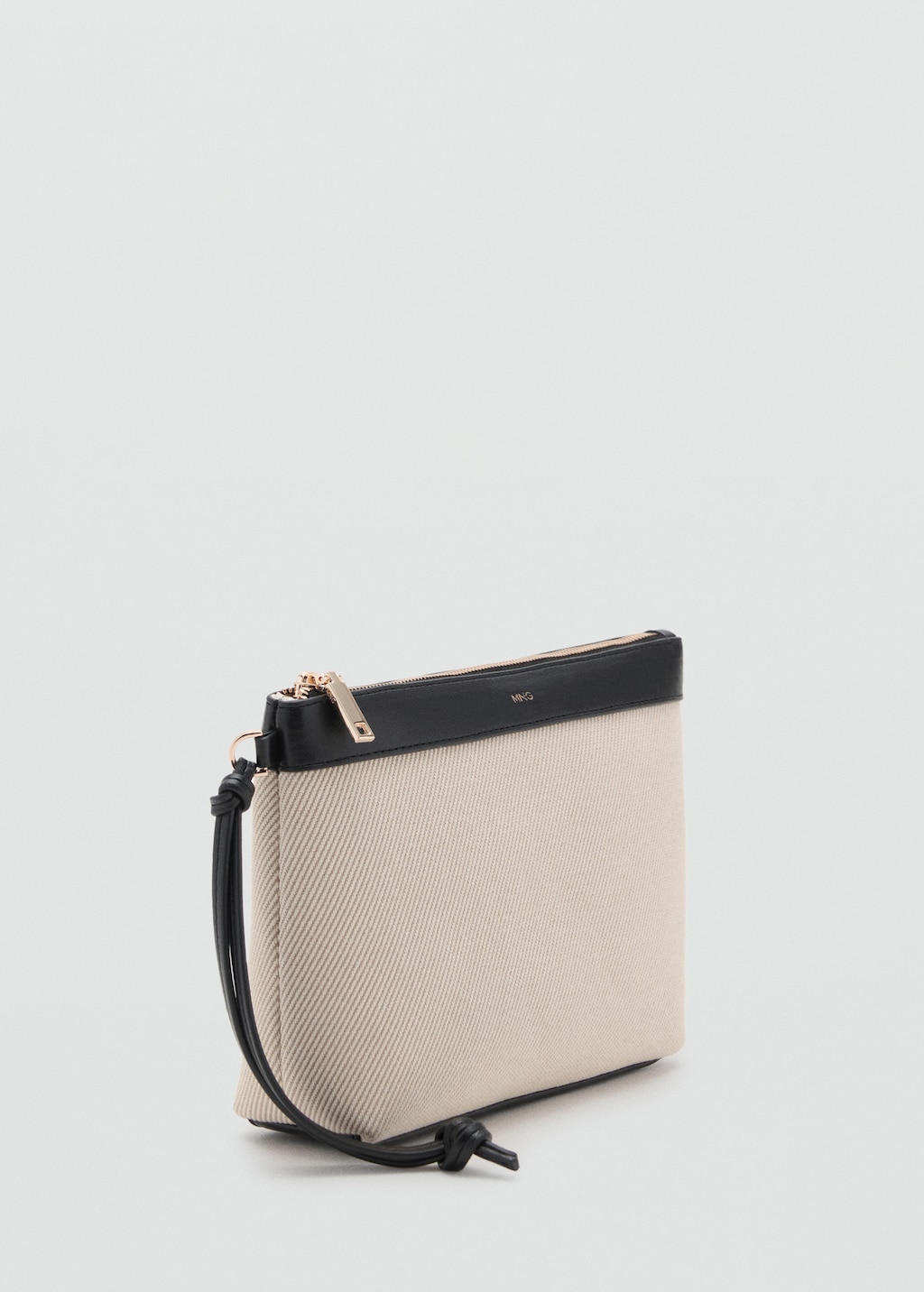 Contrast canvas toiletry bag