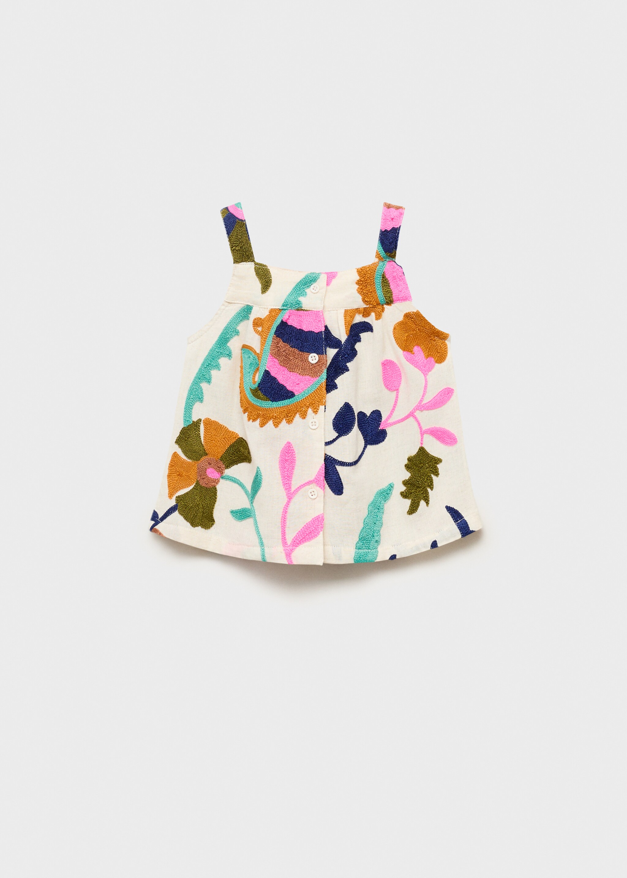 Blouse lin borderie - Verso de l’article