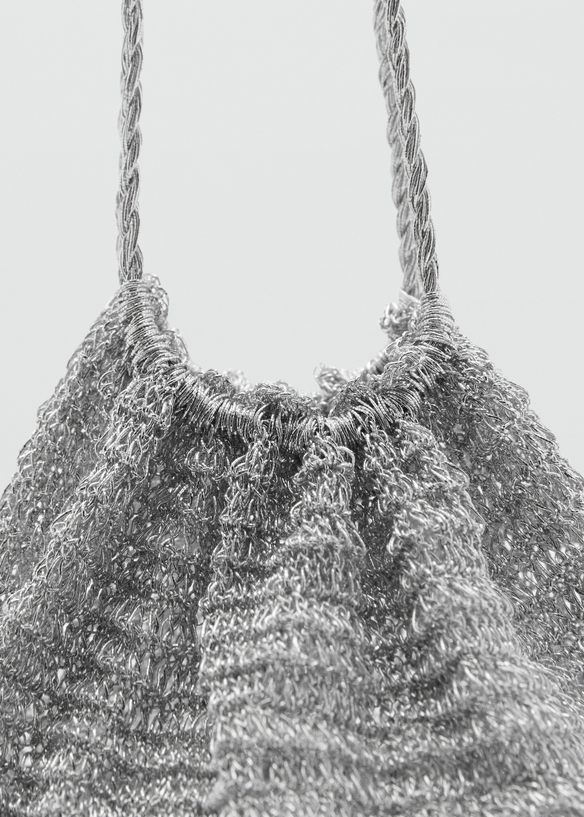 Lurex bucket bag with tassel - Details of the article 1