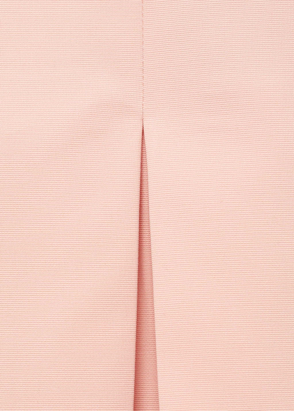 Cotton midi-skirt with pleat detail