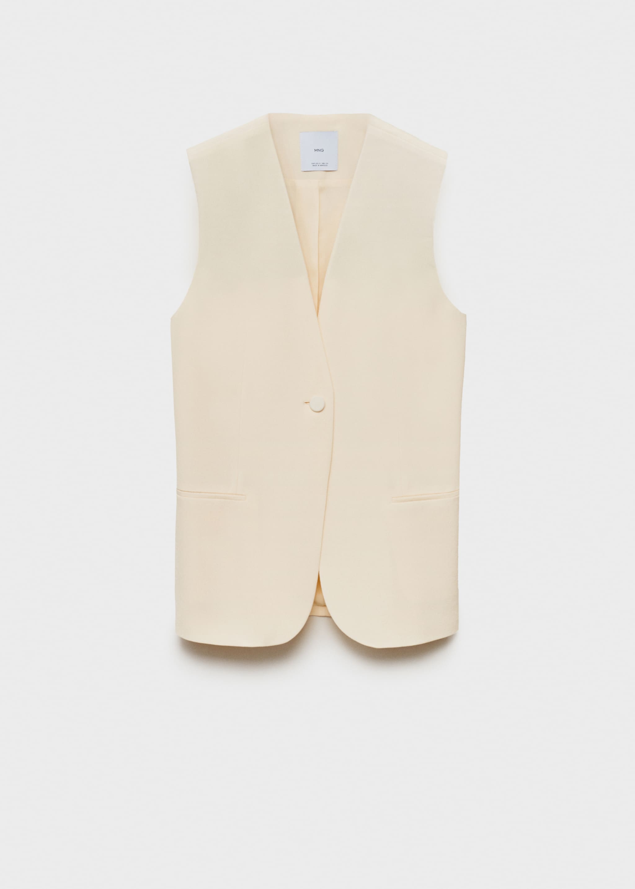 Flowy suit waistcoat - Article without model