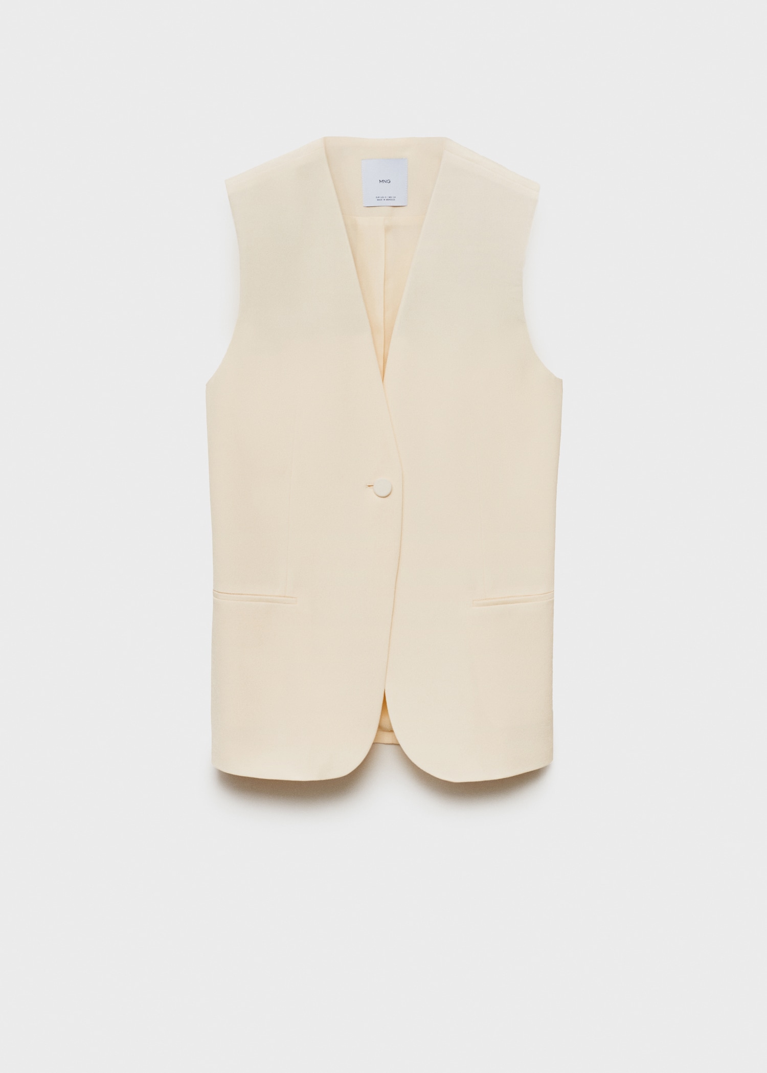 Flowy suit waistcoat - Article without model