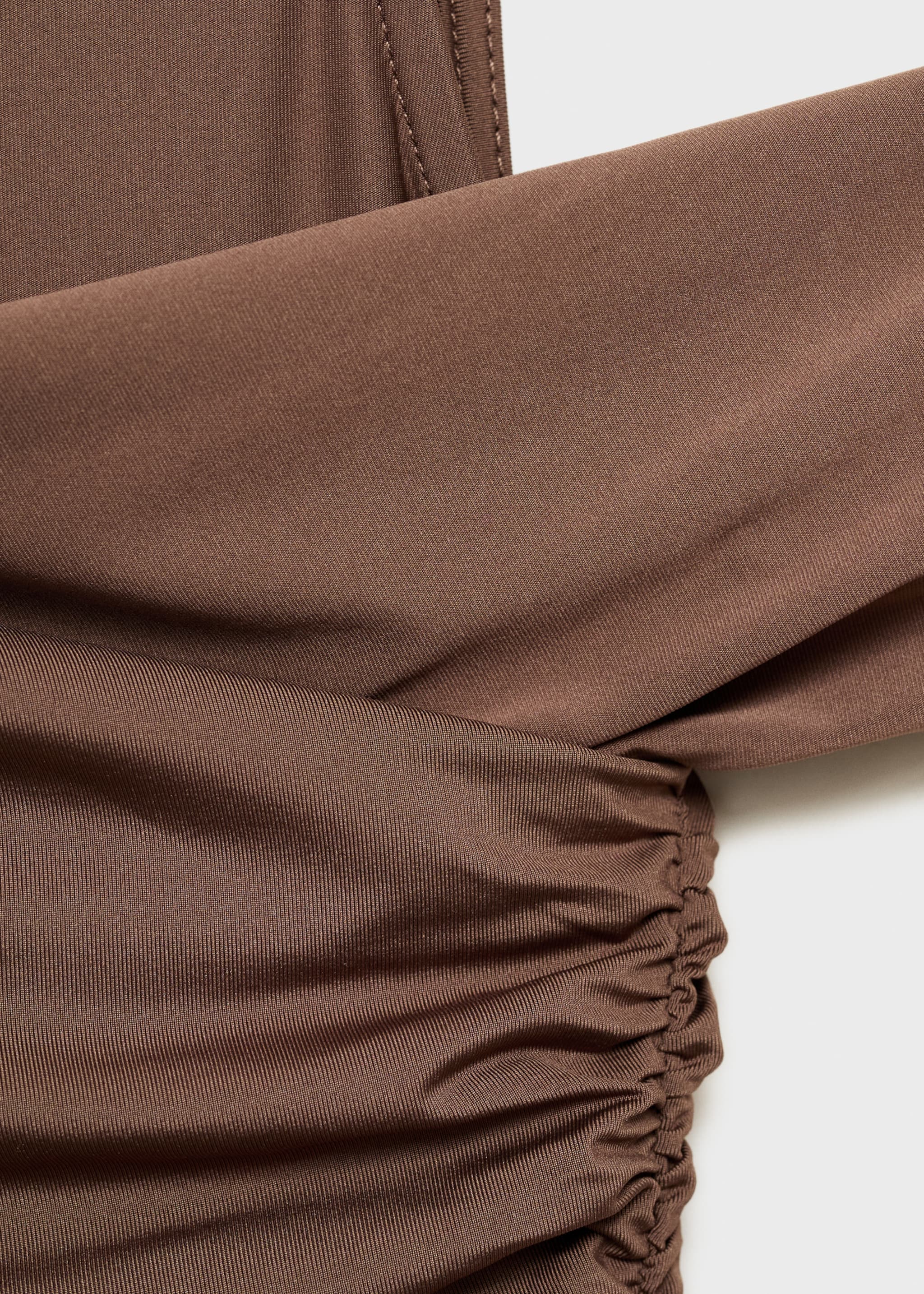 Draped dress with asymmetrical straps - Details of the article 8