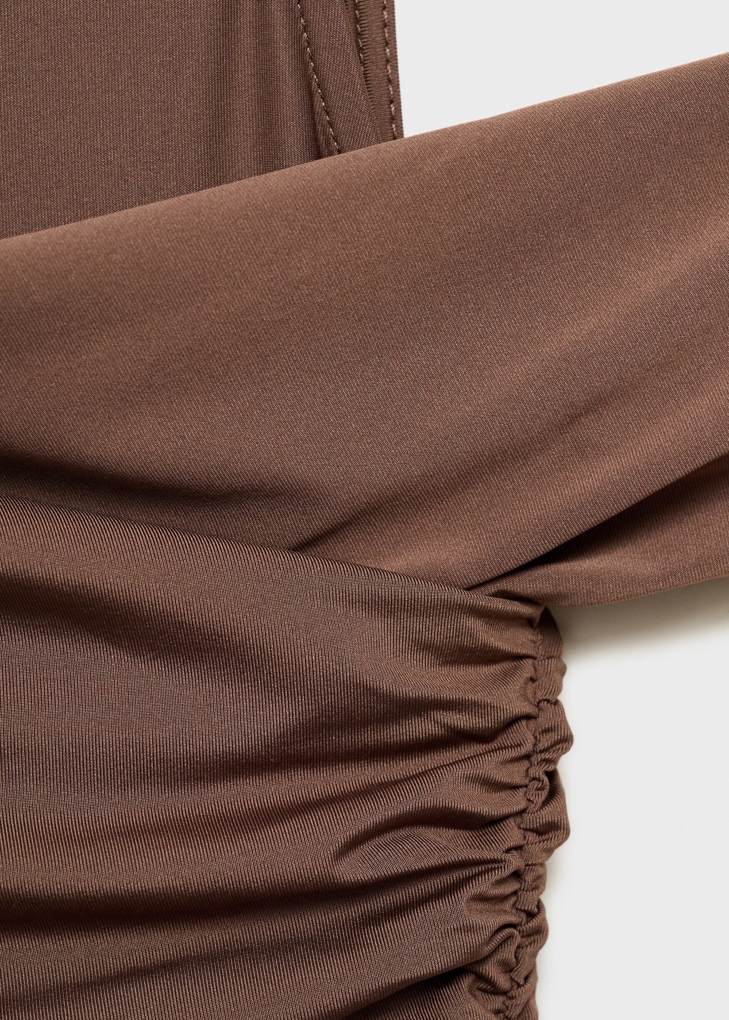 Vestido drapeado tirantes asimétricos - Detalle del artículo 8